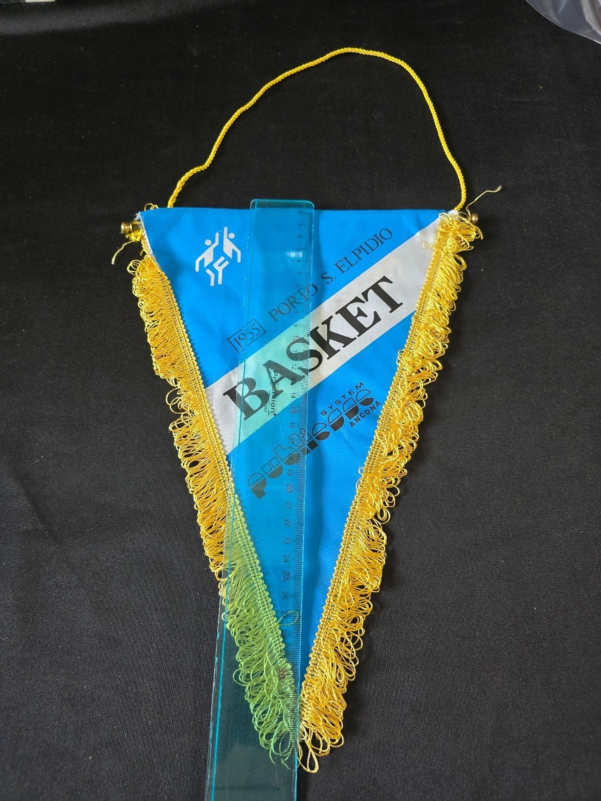 Gagliardetto Pennant 1955 Porto S. Elpidio Basket Publiesse originale