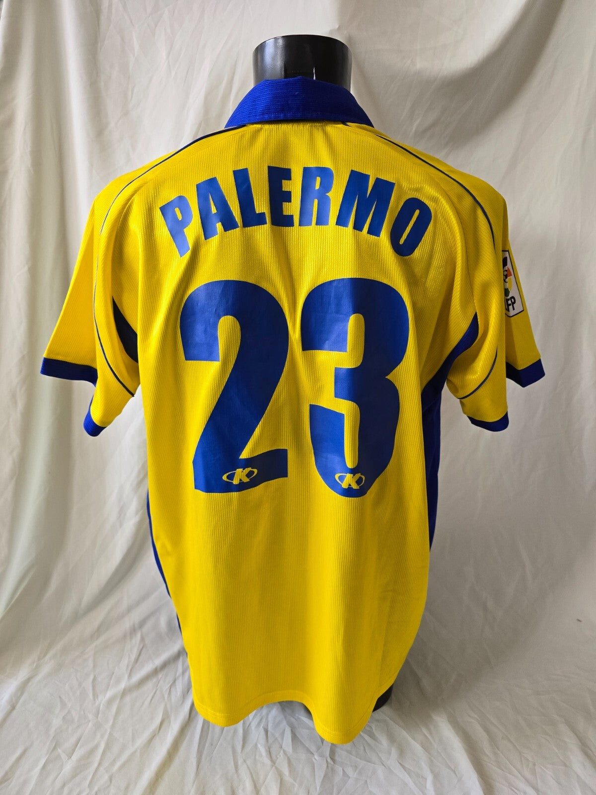 Maglia calcio Kelme Villarreal CF Martín Palermo nr 23 2000/01 tg XXL
