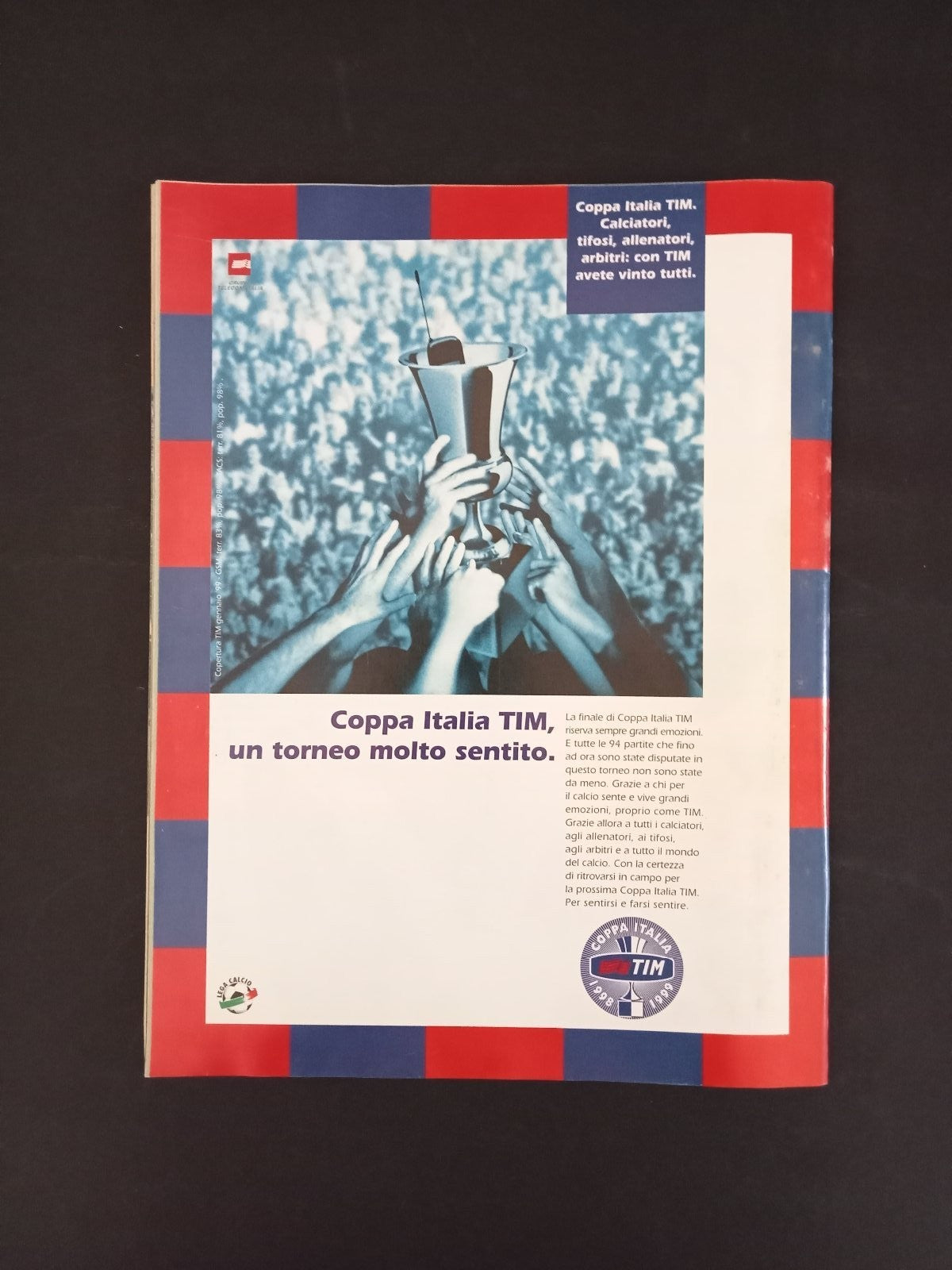 rivista GUERIN SPORTIVO anno 1999 numero 18 - Lippi (con poster)