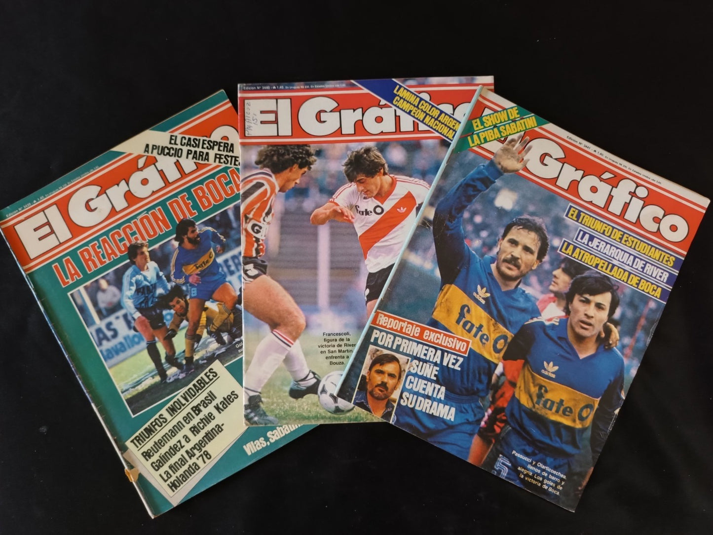 53 riviste annata 1985 El Grafico Maradona, Hagler, Passerella