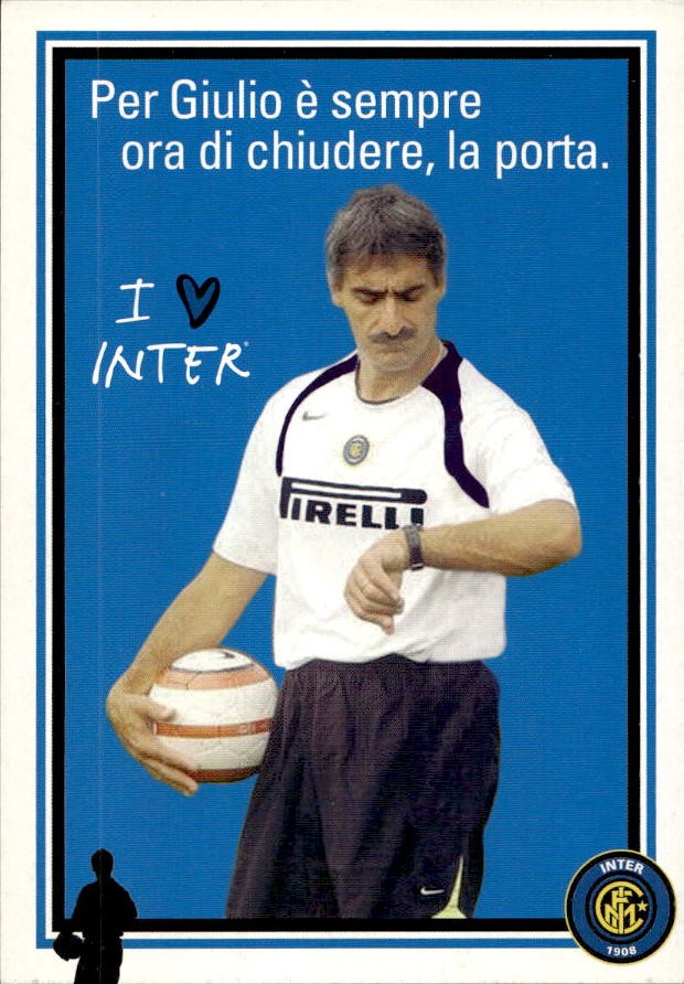 Cartolina calciatore Inter Fausto Salsano con autografo stampato