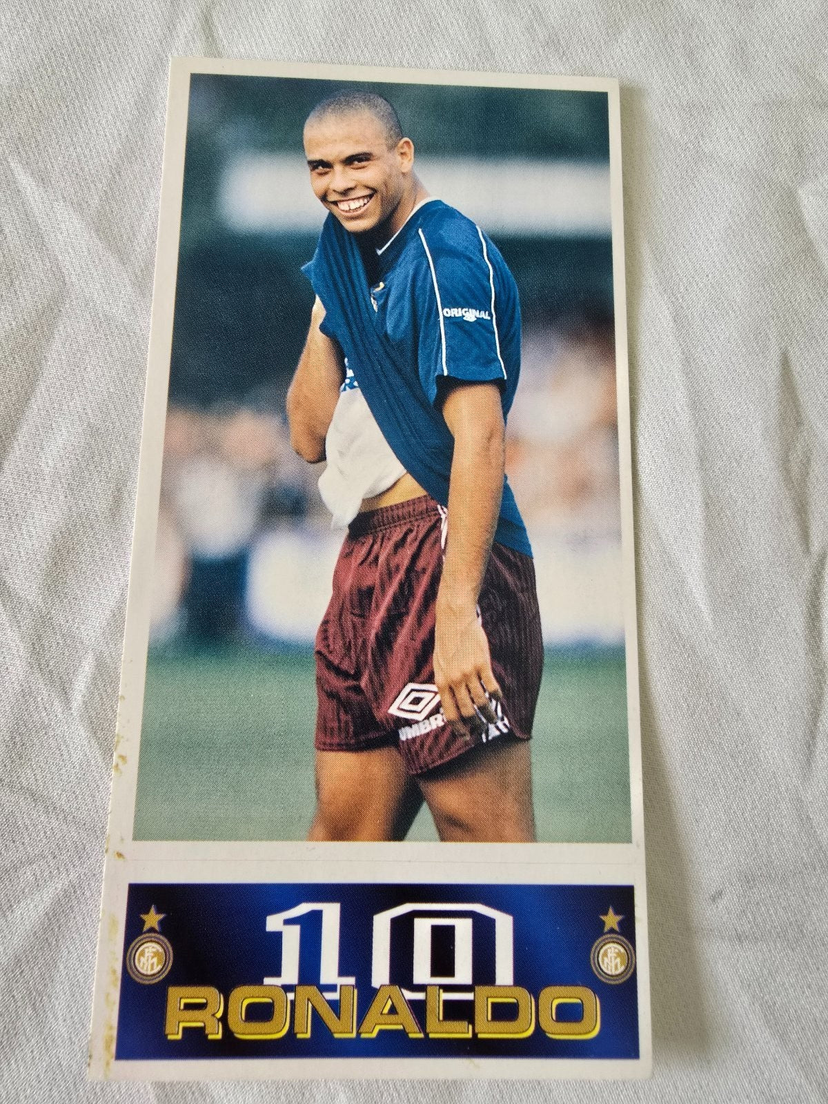 Tutto Inter Figurine giganti Panini Calciatori nr 14 RONALDO il Fenomeno