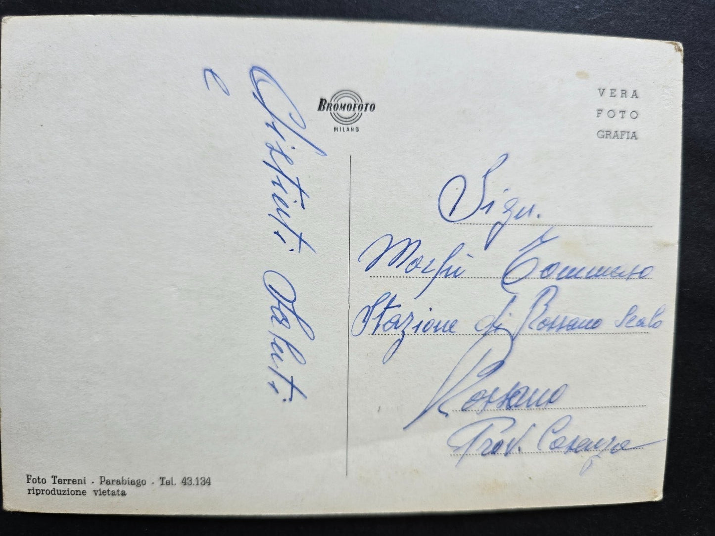 Autografo autograph originale su Cartolina Giancarlo Astrua Ciclismo