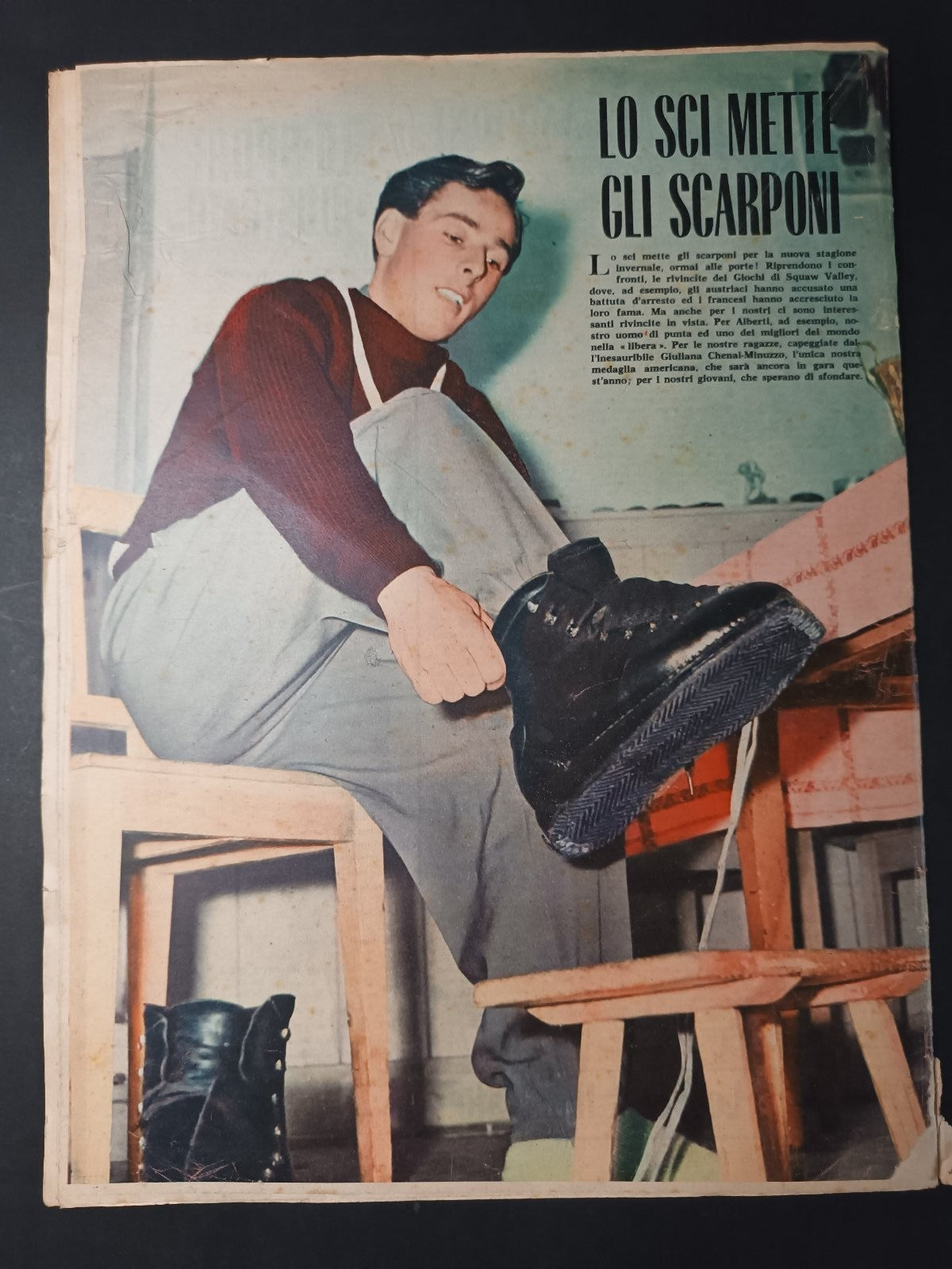 Rivista LO SPORT ILLUSTRATO numero 46 anno 1960 Roma/Manfredini