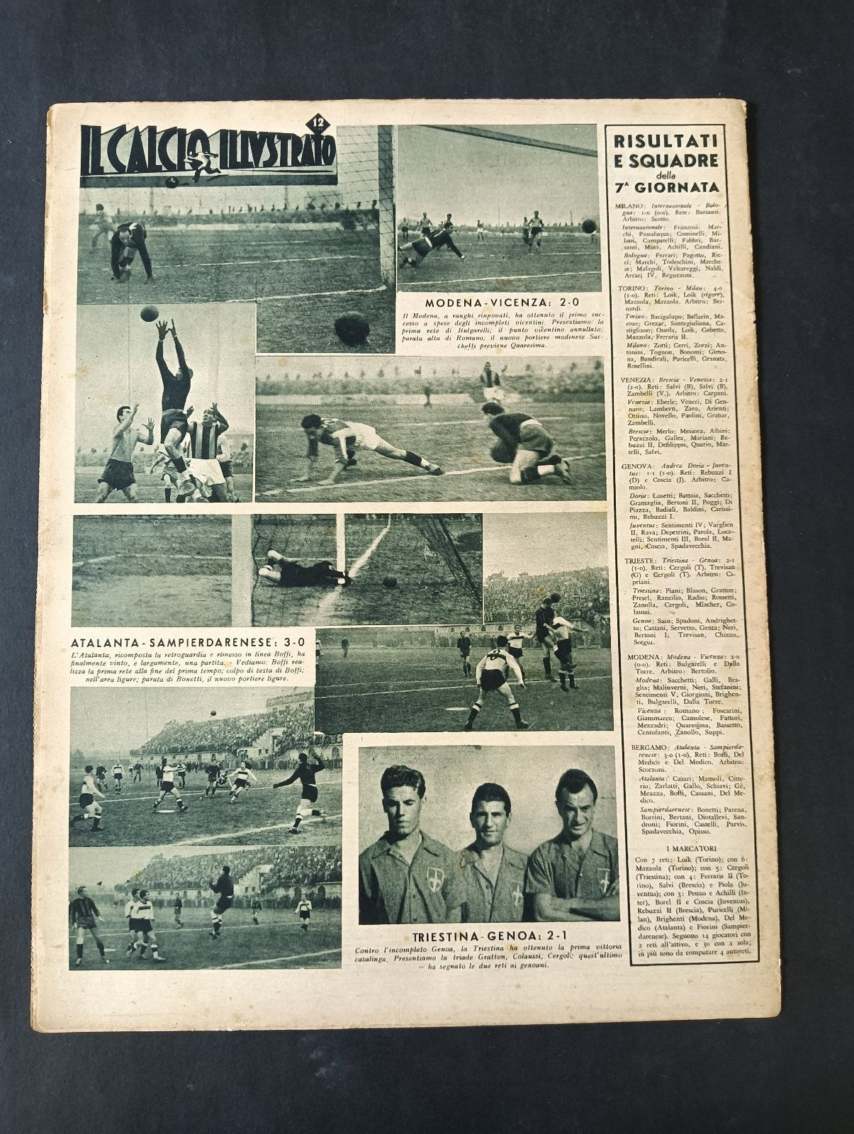 rivista IL CALCIO ILLUSTRATO anno 1945 numero 9 - Cardiff Dynamo