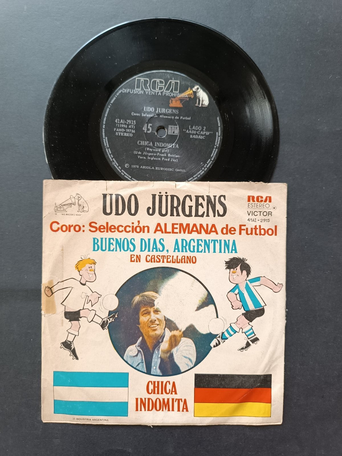 Vinile 45 giri BUENOS DIAS ARGENTINA
