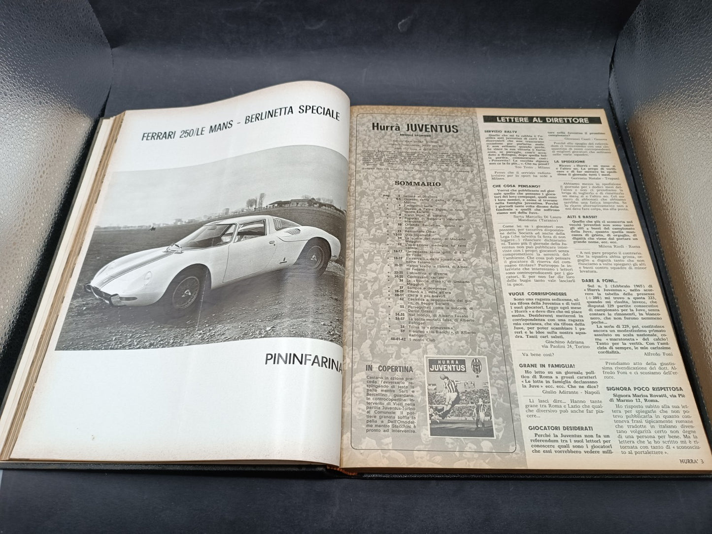 Annata rilegata rivista Hurra Juventus anno 1965