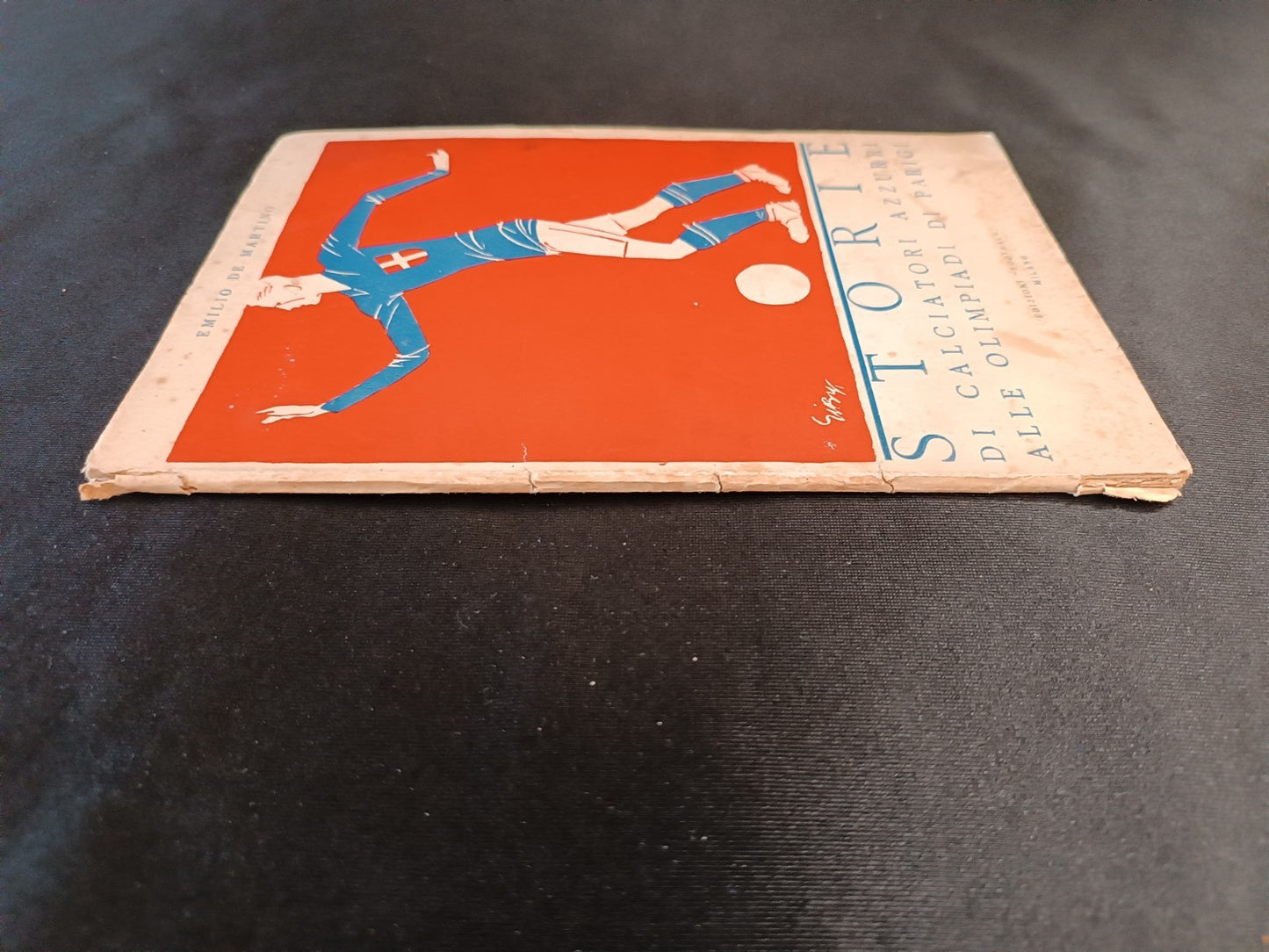 libro STORIE Calciatori azzurri alle olimpiadi E. De Martino -