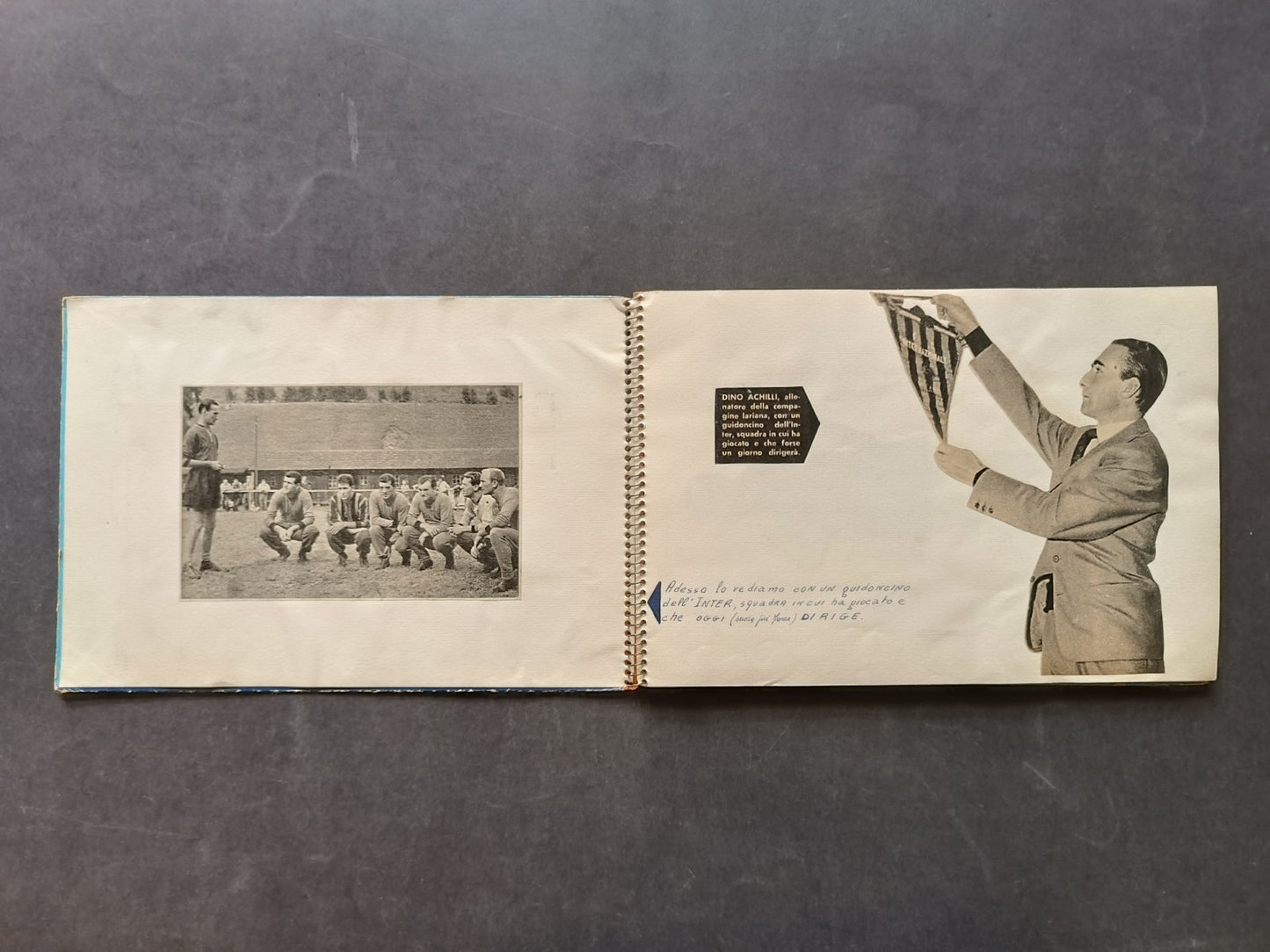 Album con ritagli fotografici Lecco Calcio