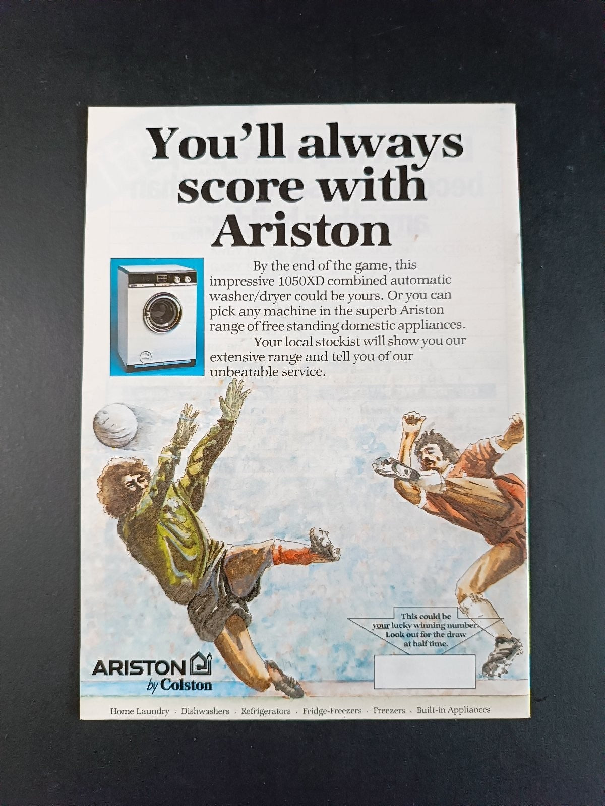 programma ufficiale ASTON VILLA JUVENTUS 2 marzo 1983