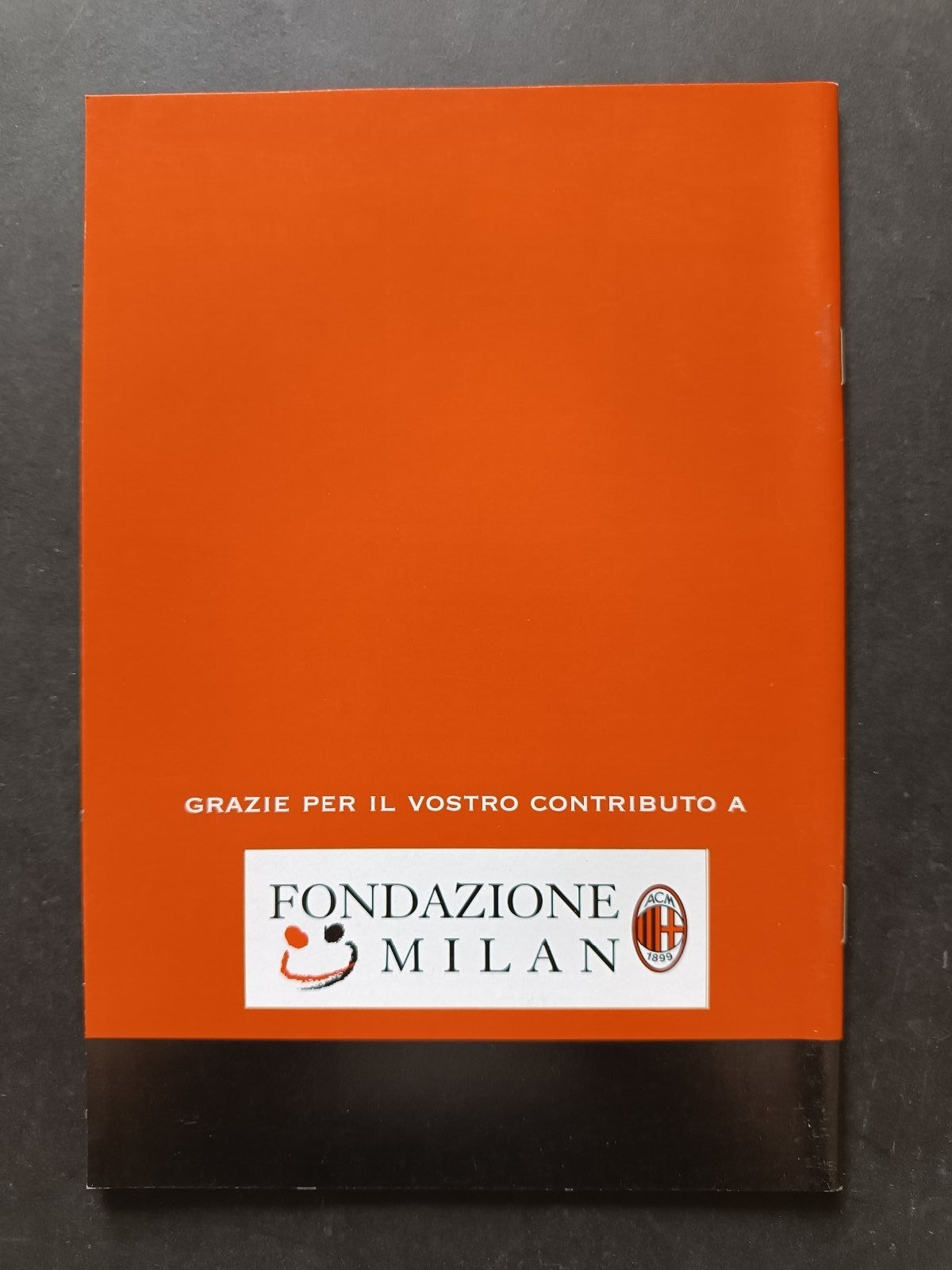 programma Ufficiale MILAN PARMA 8 gennaio 2006