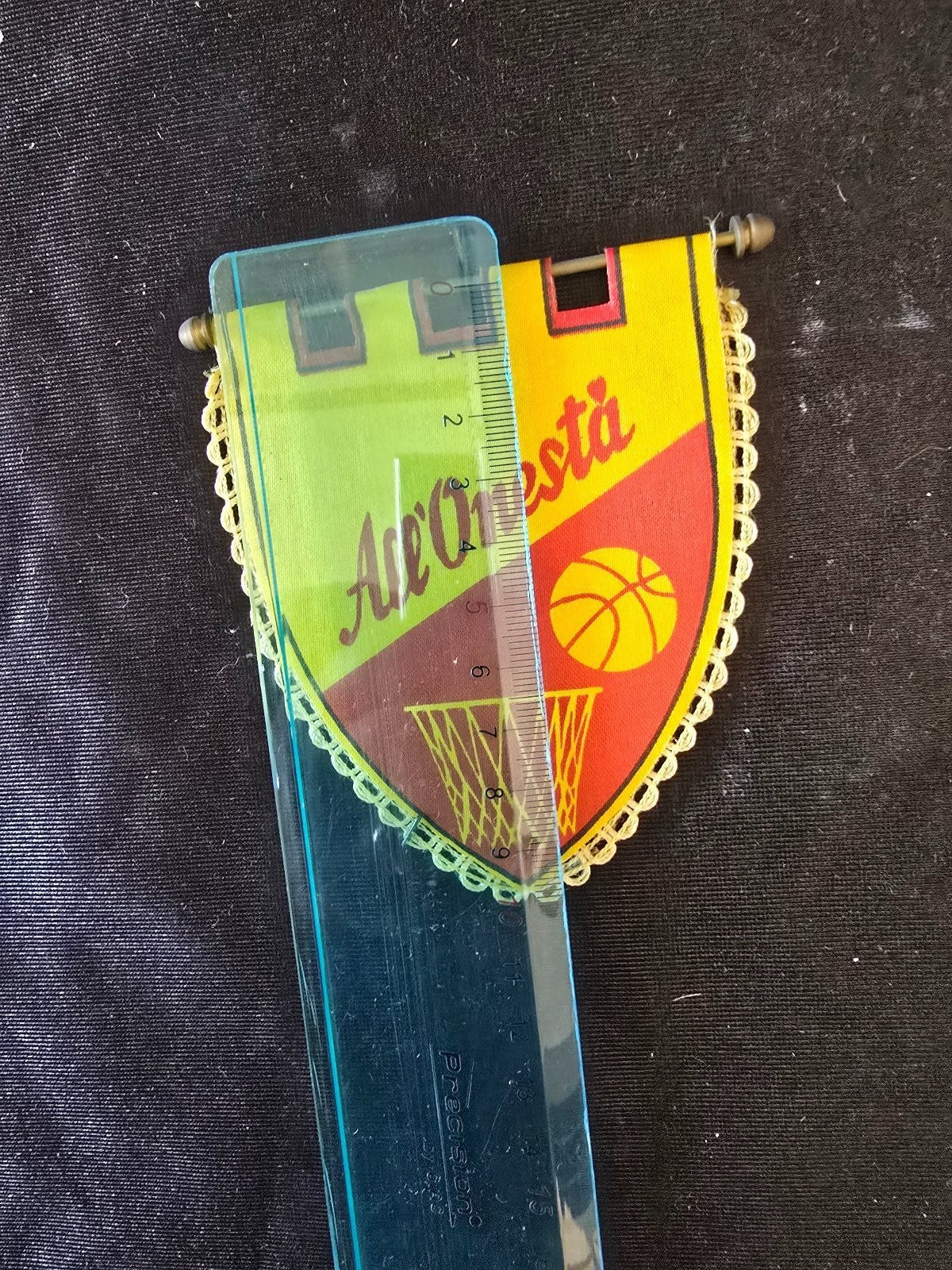 Mini Gagliardetto Pennant Basket pallacanestro All'Onesta MIlano originale