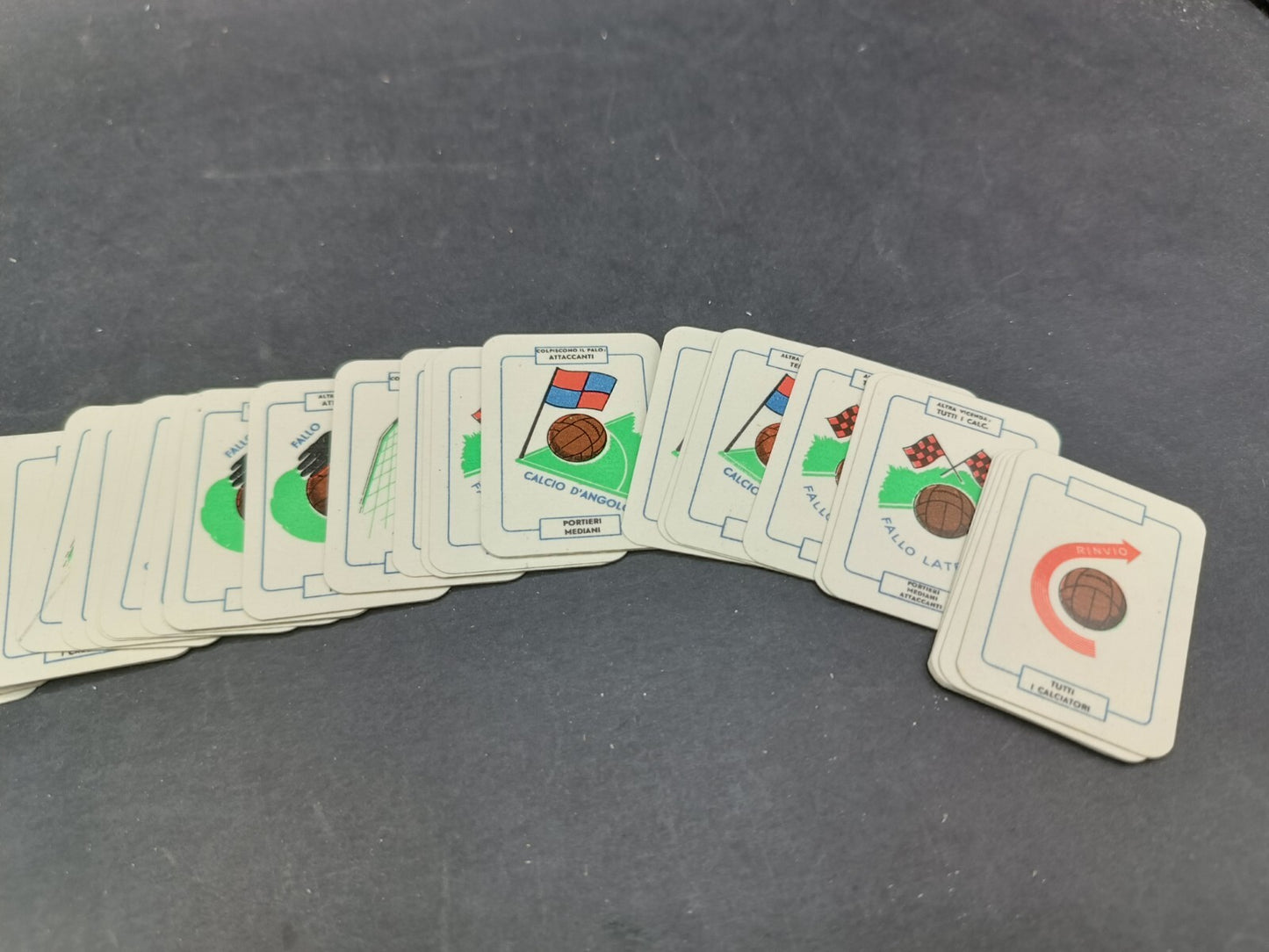 Mazzo carte da gioco mignon Creazione Bertino Football confezione granata