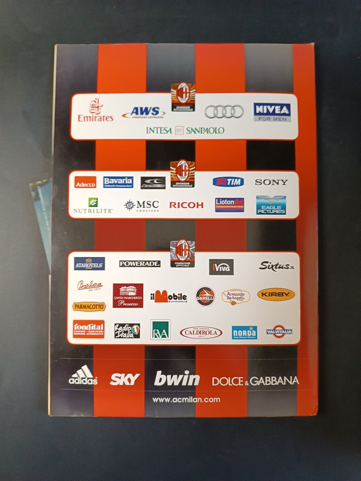 A.C. Milan cartellina folder Noi del Milan