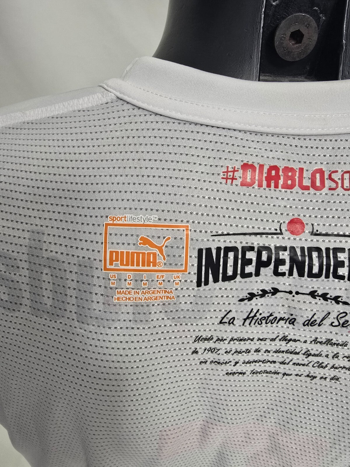 maglia Puma Independiente da trasferta 2014/15 nr 5 Bellocq tg M Match Worn