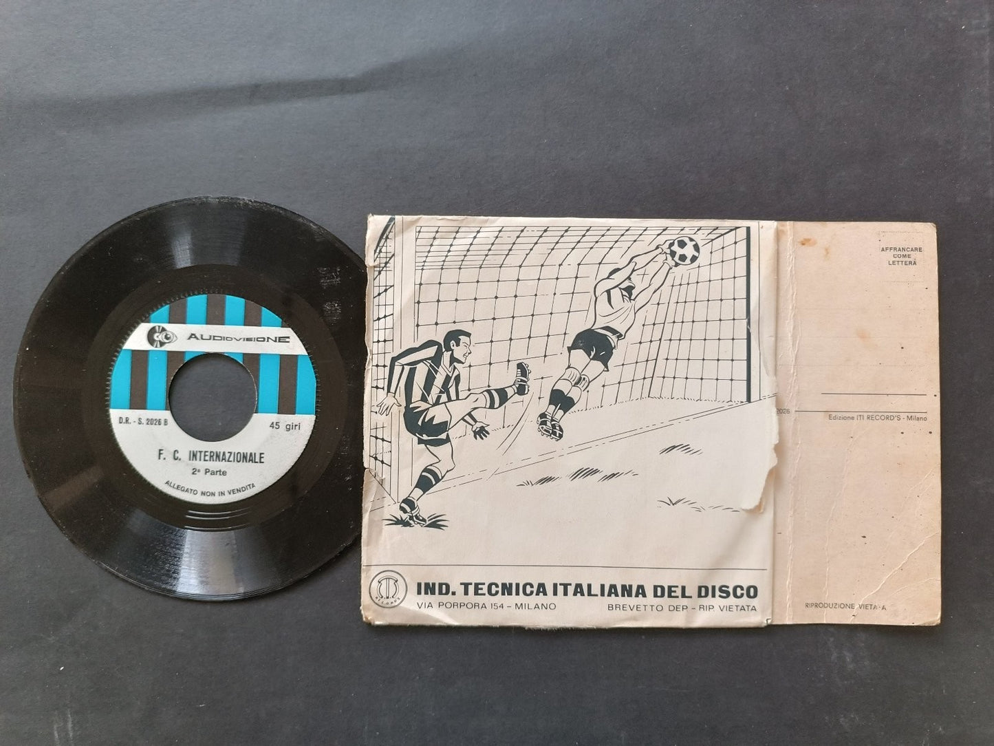 Vinile 45 giri F.C. INTERNAZIONALE