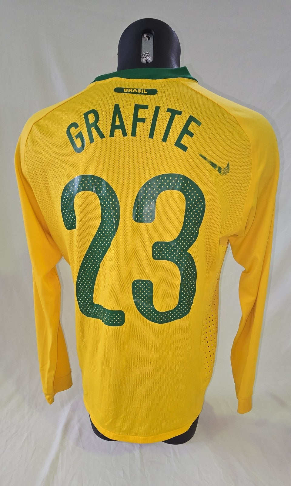 Maglia calcio Nike Brasile camisa brasil home 2010-11 Autografata Signed (9)