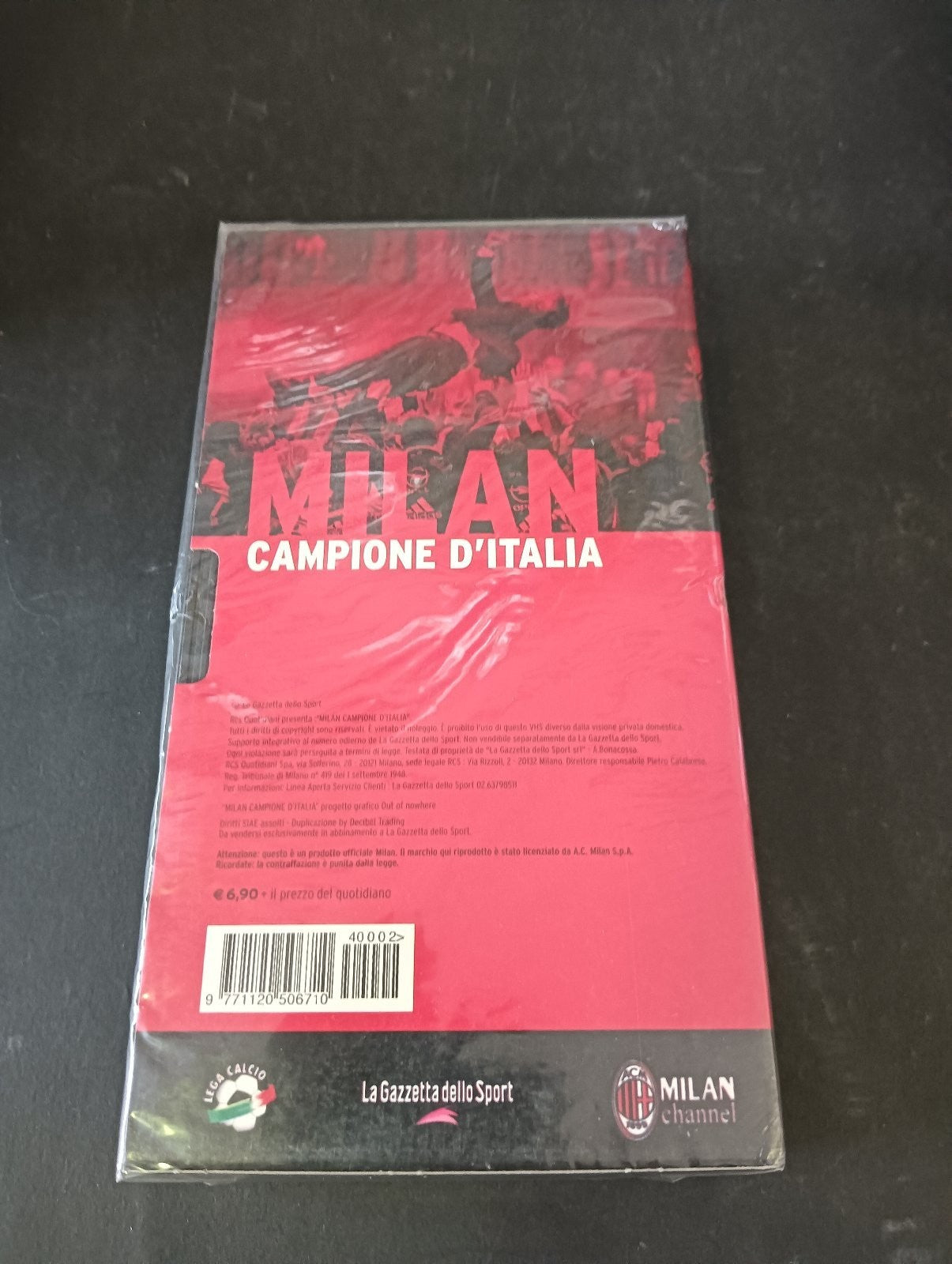 VHS MILAN CAMPIONE D'ITALIA La Gazzetta dello Sport
