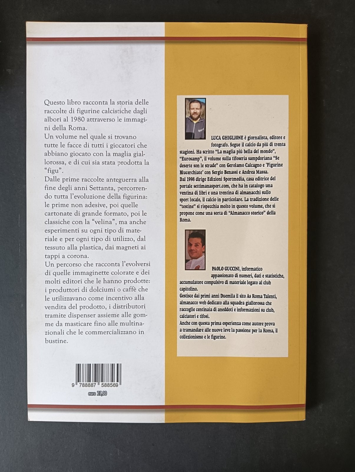 Giglione/Guccini FIGURINE ROMANISTE Sportmedia Edizioni