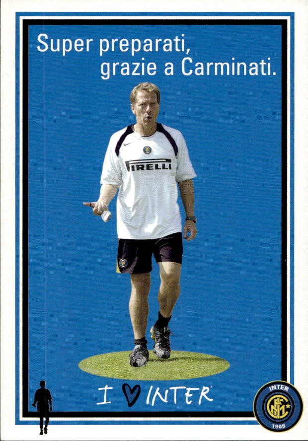 Cartolina calciatore Inter Gi?rgos Karagkoun?s con autografo stampato