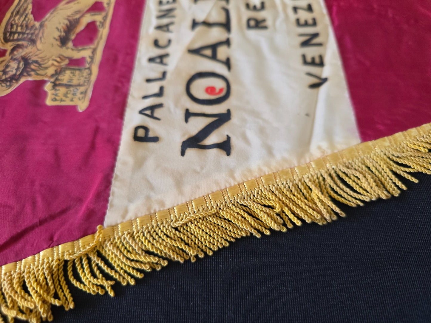 Gagliardetto Pennant PALLACANESTRO NOALEX REYER VENEZIA BASKET originale ANNI 70