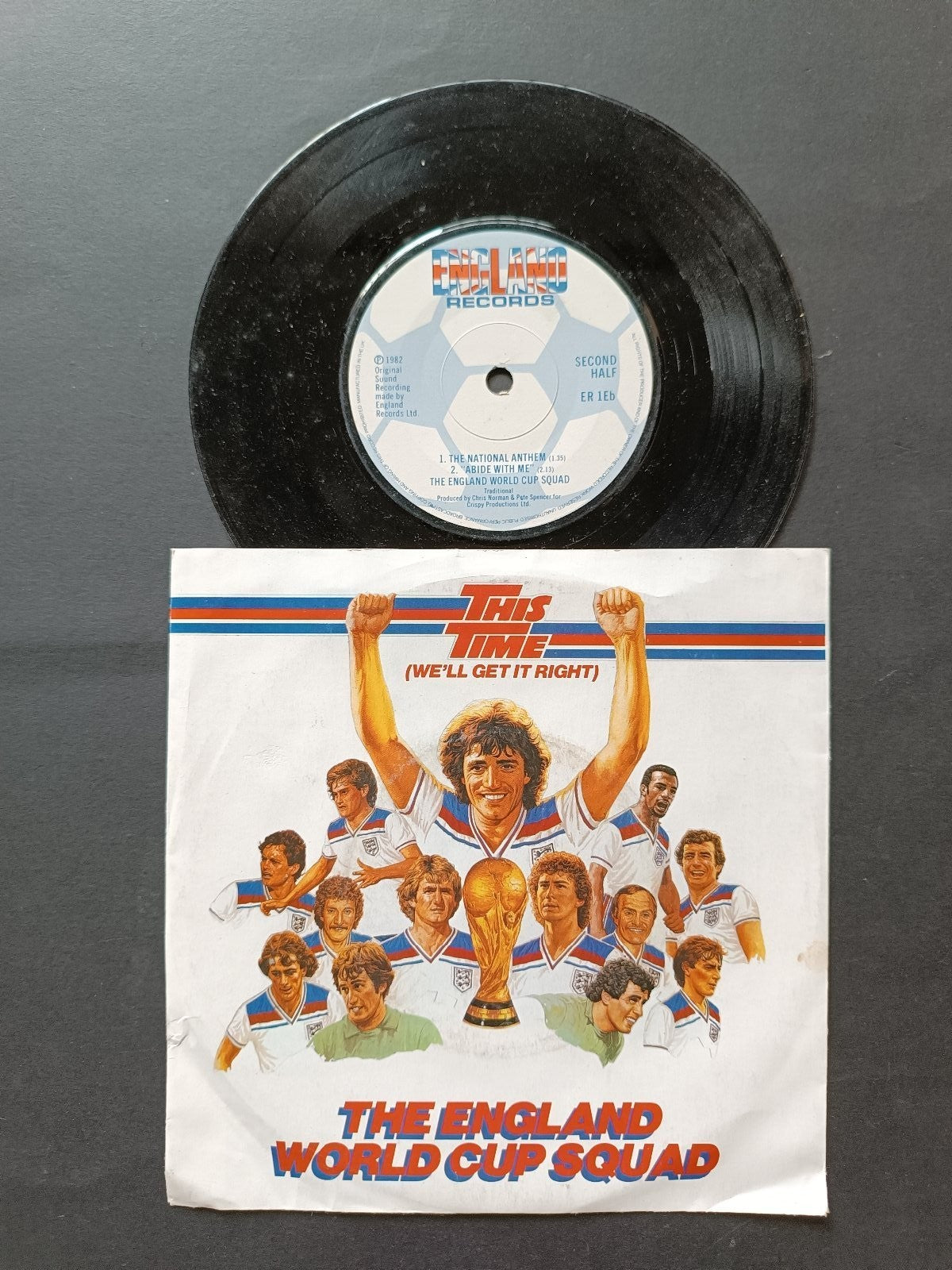 Vinile 45 giri England World Cup Squad