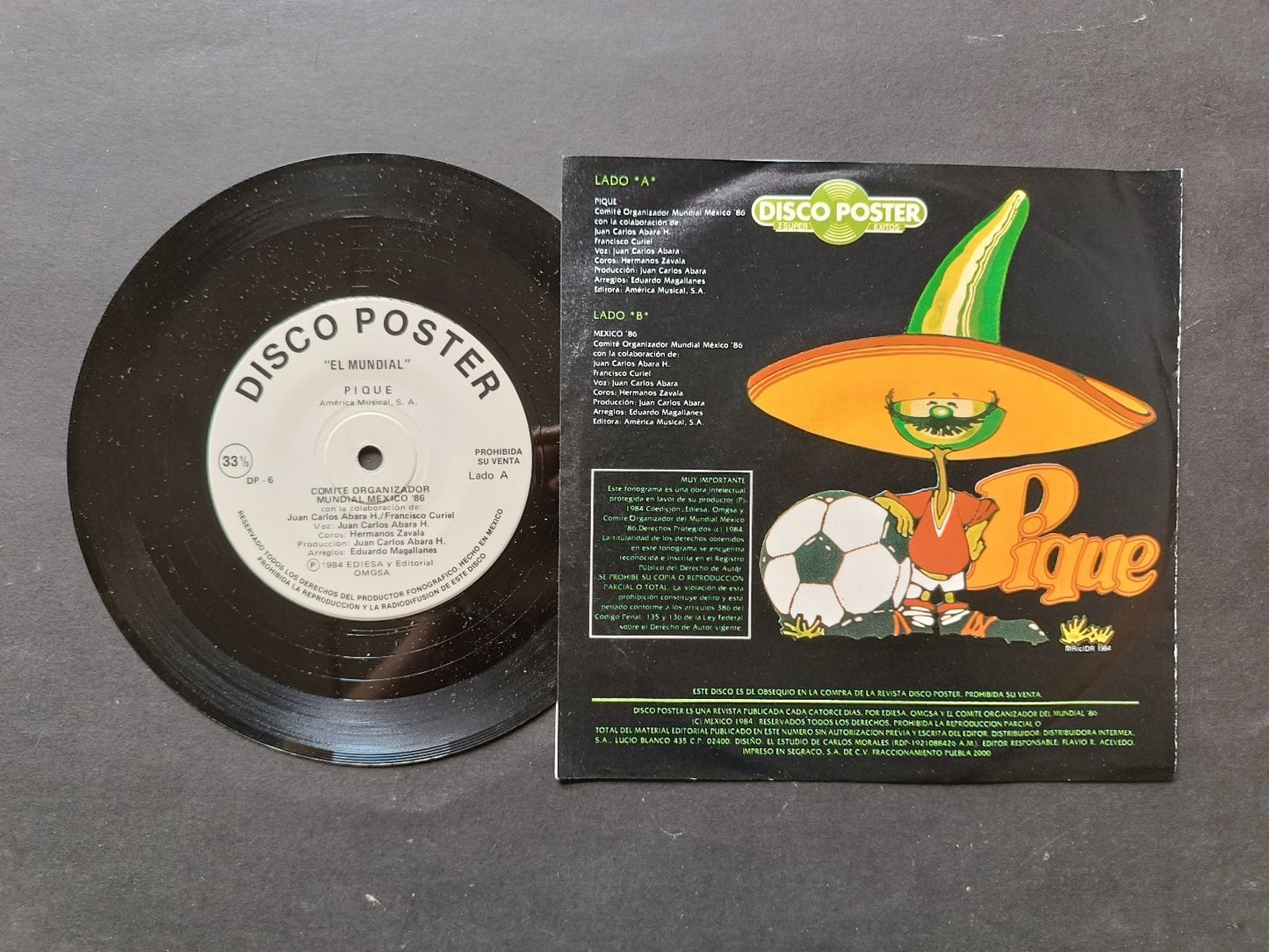 Vinile 45 giri MEXICO '86