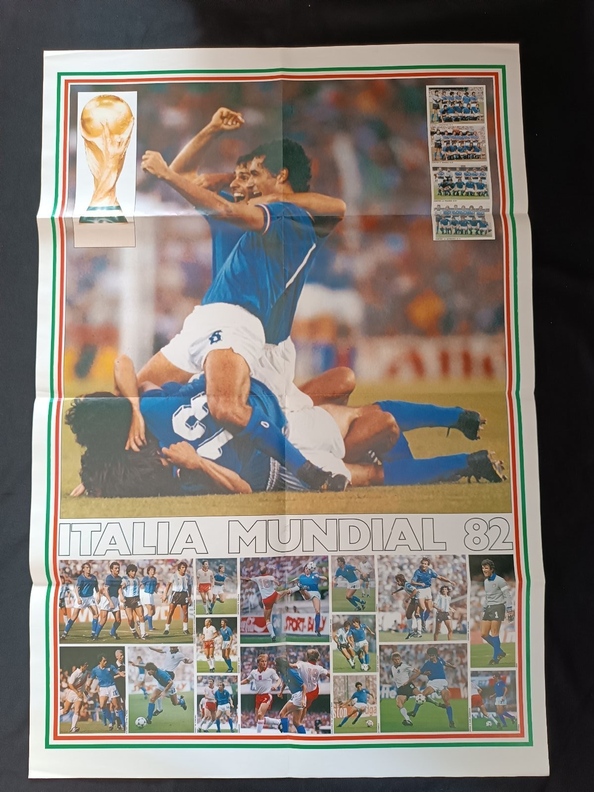 rivista poster IL CAMPIONE ITALIA MUNDIAL n 6 -1982