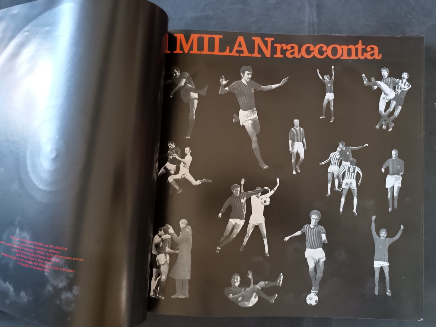 Sandro Ciotti MILAN RACCONTA GLI 80 ANNI DEL DIAVOLO con 45 giri e box originale