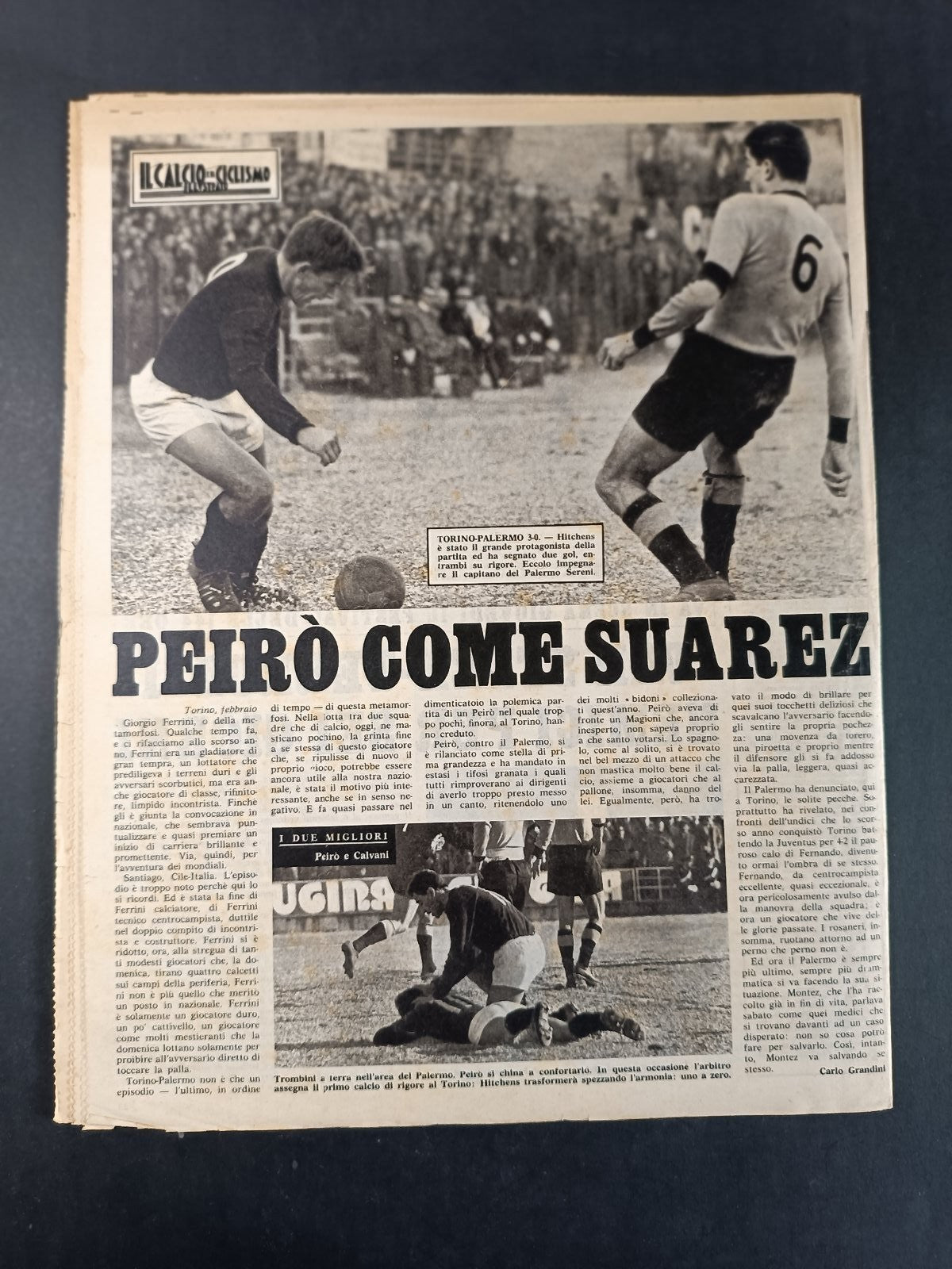 Rivista IL CALCIO e il CICLISMO ILLUSTRATO n 5 anno 1963 Inter