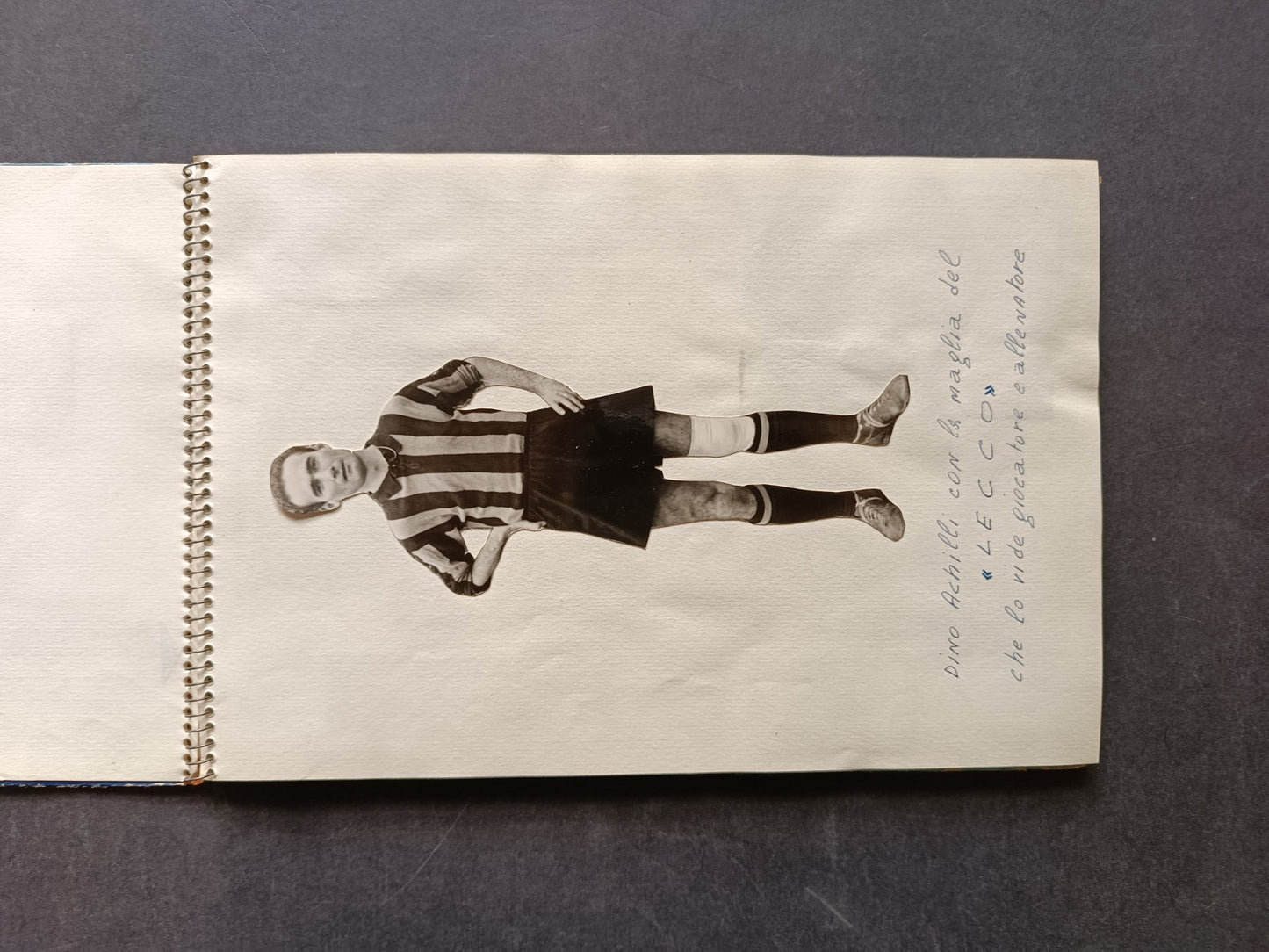Album con ritagli fotografici Lecco Calcio