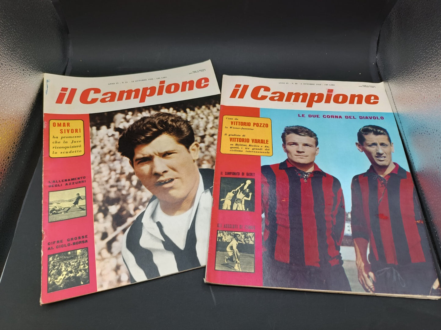 Annata completa rivista sportiva Il Campione 1958 1/55