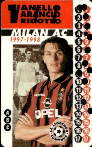 Biglietto stadio Milan A.C 1997-1998 n 01640
