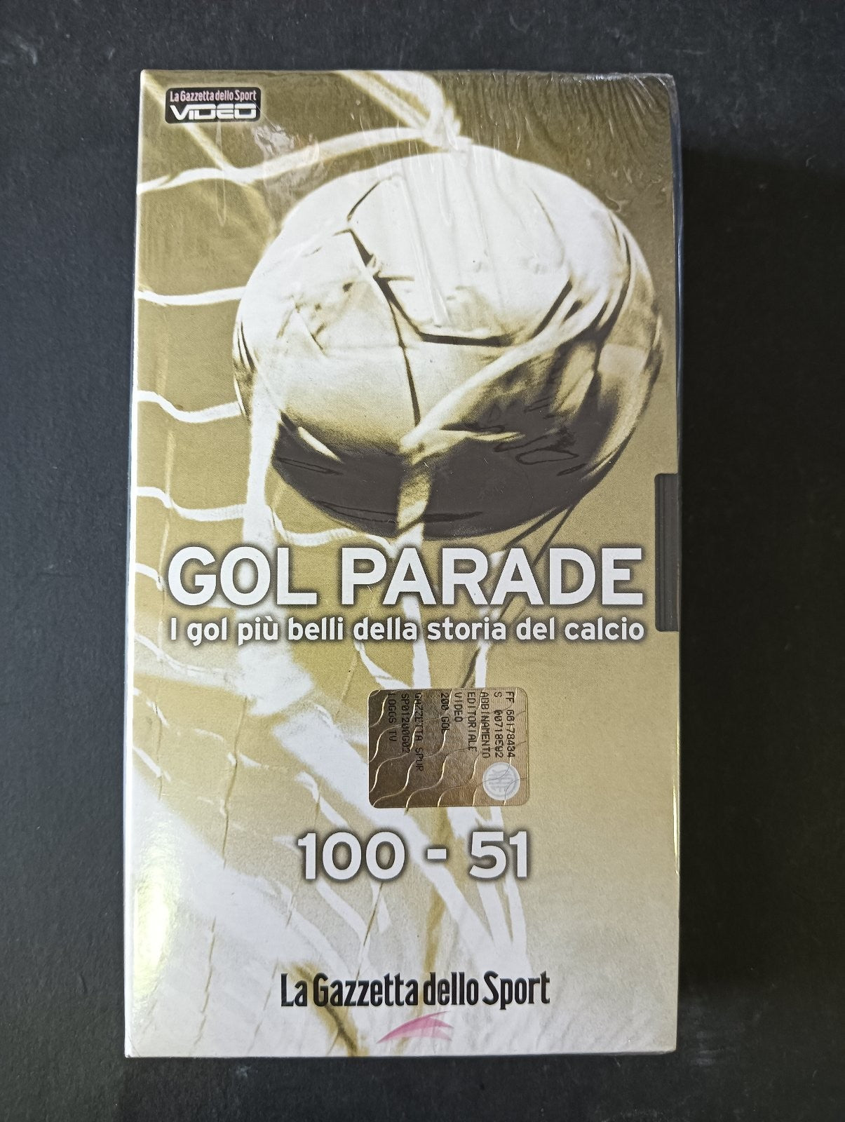 VHS GOL PARADE I GOL PIU' BELLI DELLA STORIA DEL CALCIO 100-51 Gazzetta Sport