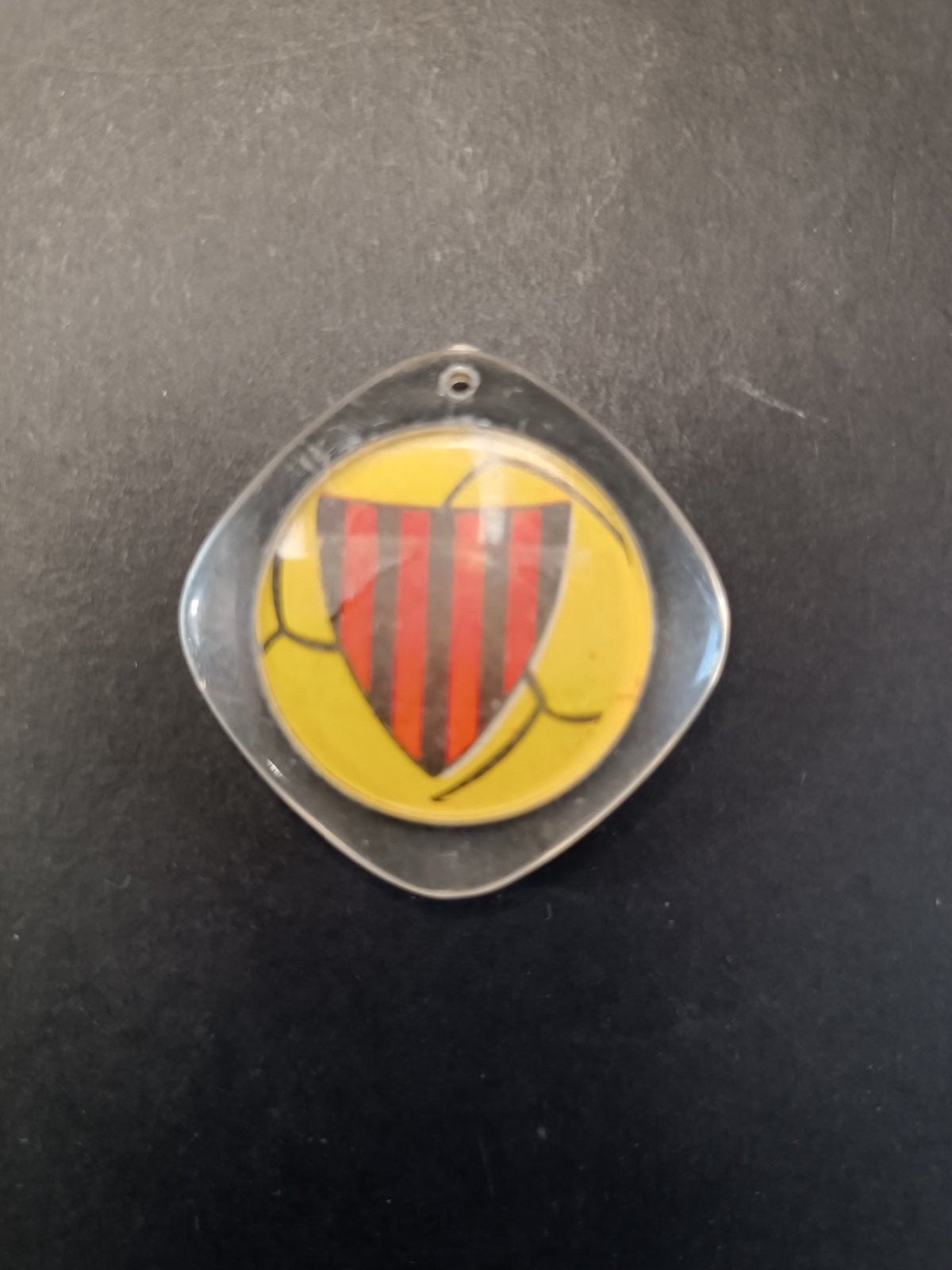 Badge Spilla A.C.Milan pendaglio portachiavi plastica