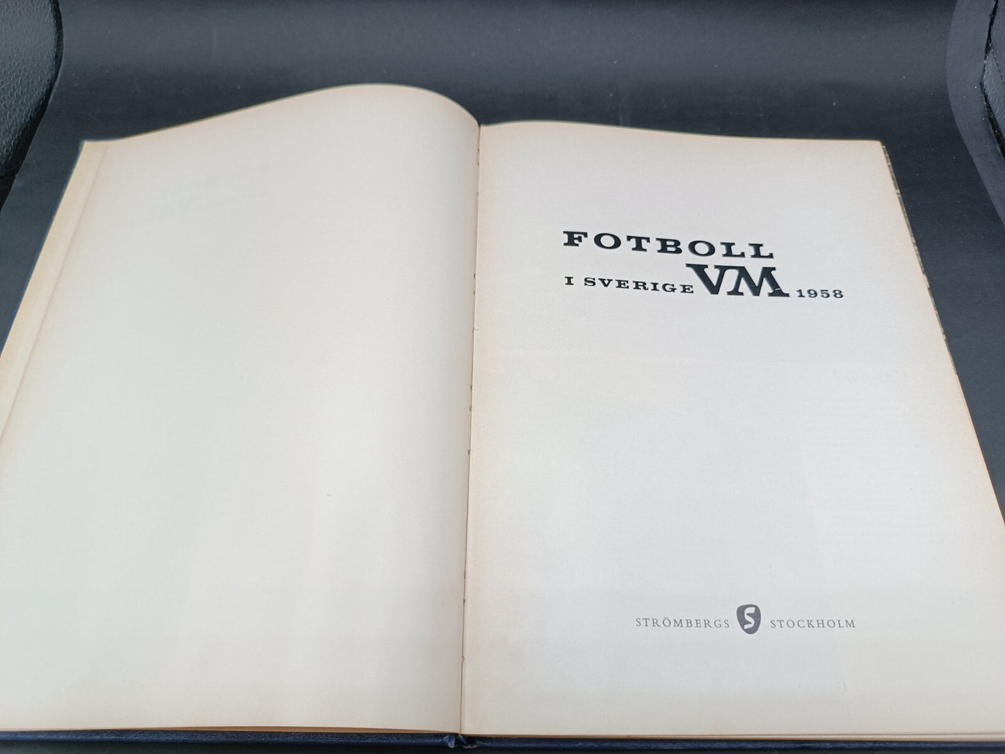 Libro Fotboll - VM Sverige 1958 Strombergs