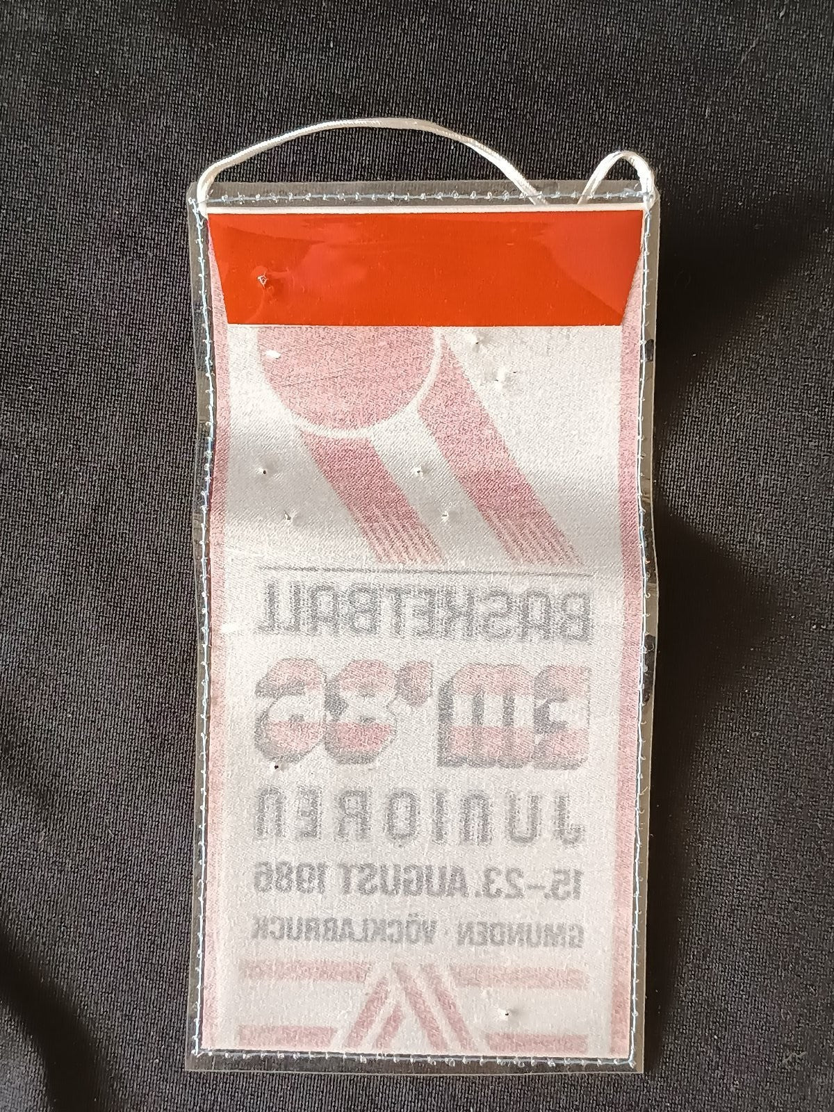 Gagliardetto Pennant EM '86 Junioren Austria Basketball