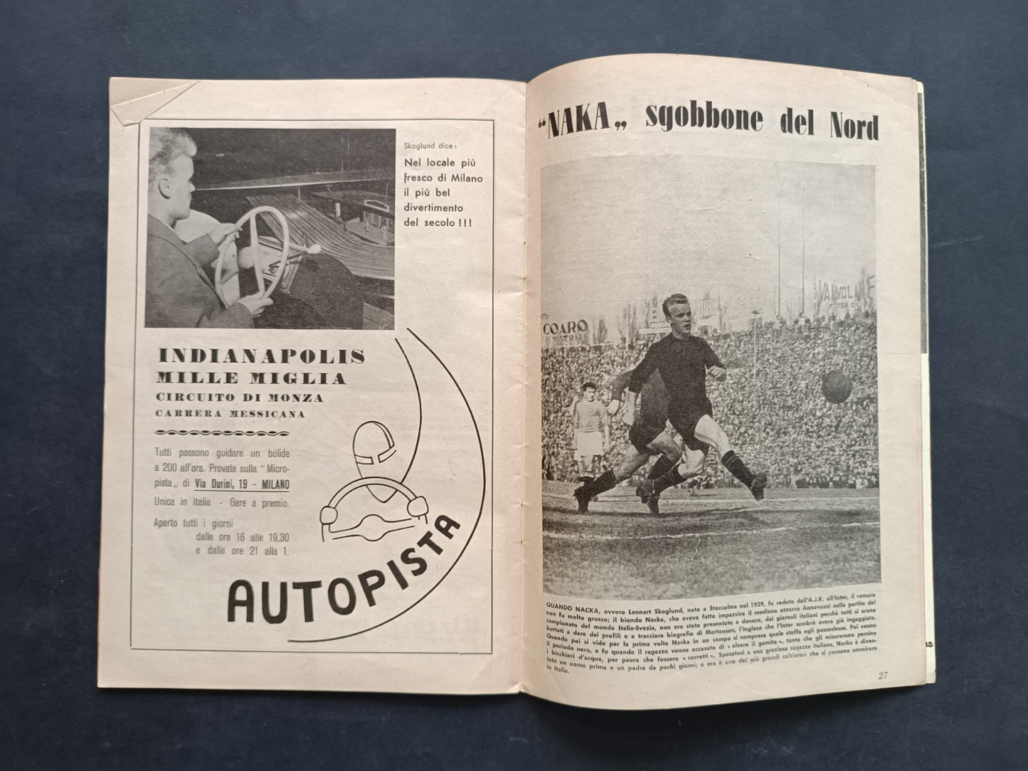 Rivista Inter Campione d'Italia 1953