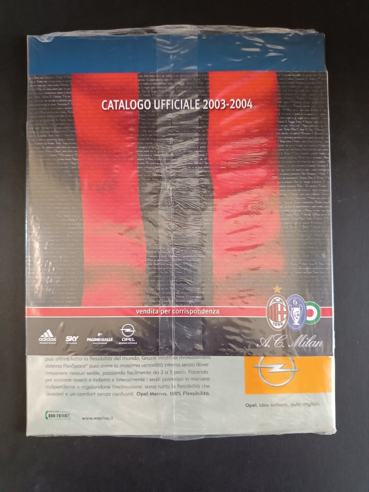 rivista FORZA MILAN - anno 2003 - n 9 Maldini Kaka (blisterato)