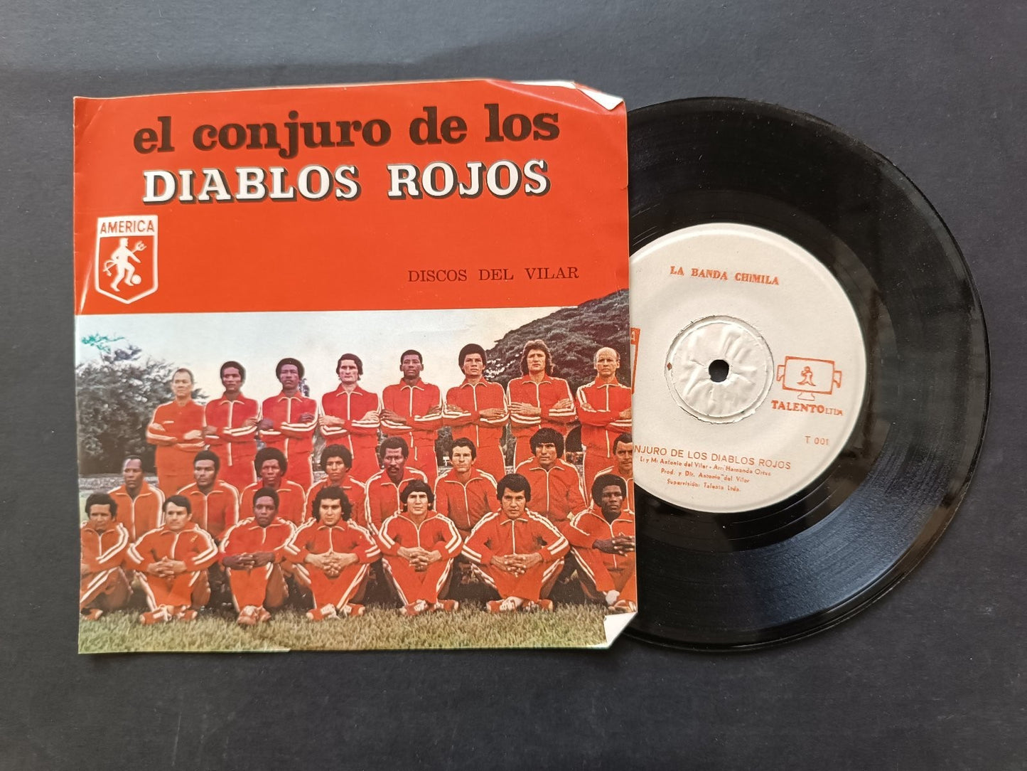 Vinile 45 giri EL CONJURO DE LOS DIABLOS ROJOS