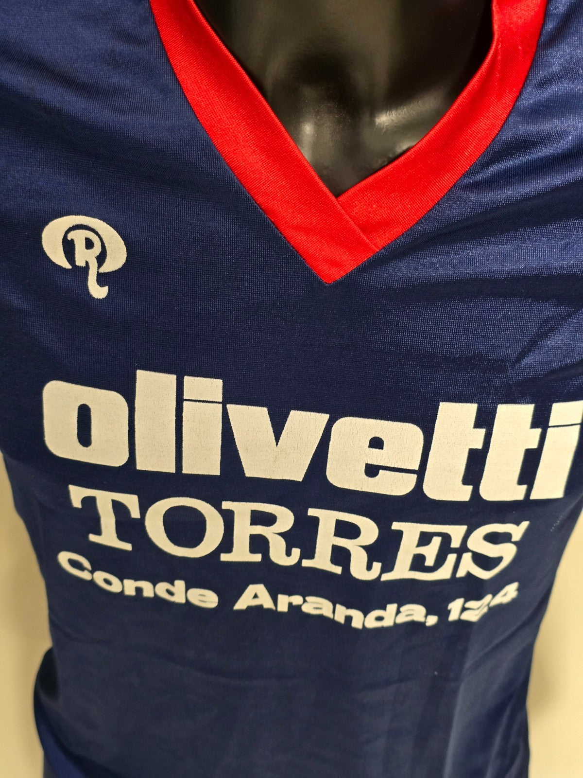 maglia Vintage ressy OLIVETTI football nr 10 TORRES CONDE ARANDA 124 tg m