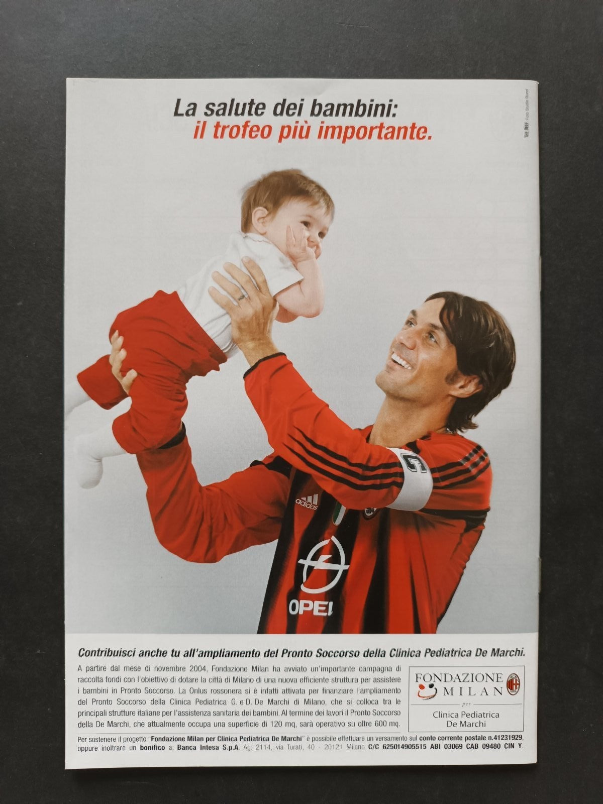 programma Ufficiale MILAN BRESCIA 9 aprile 2005