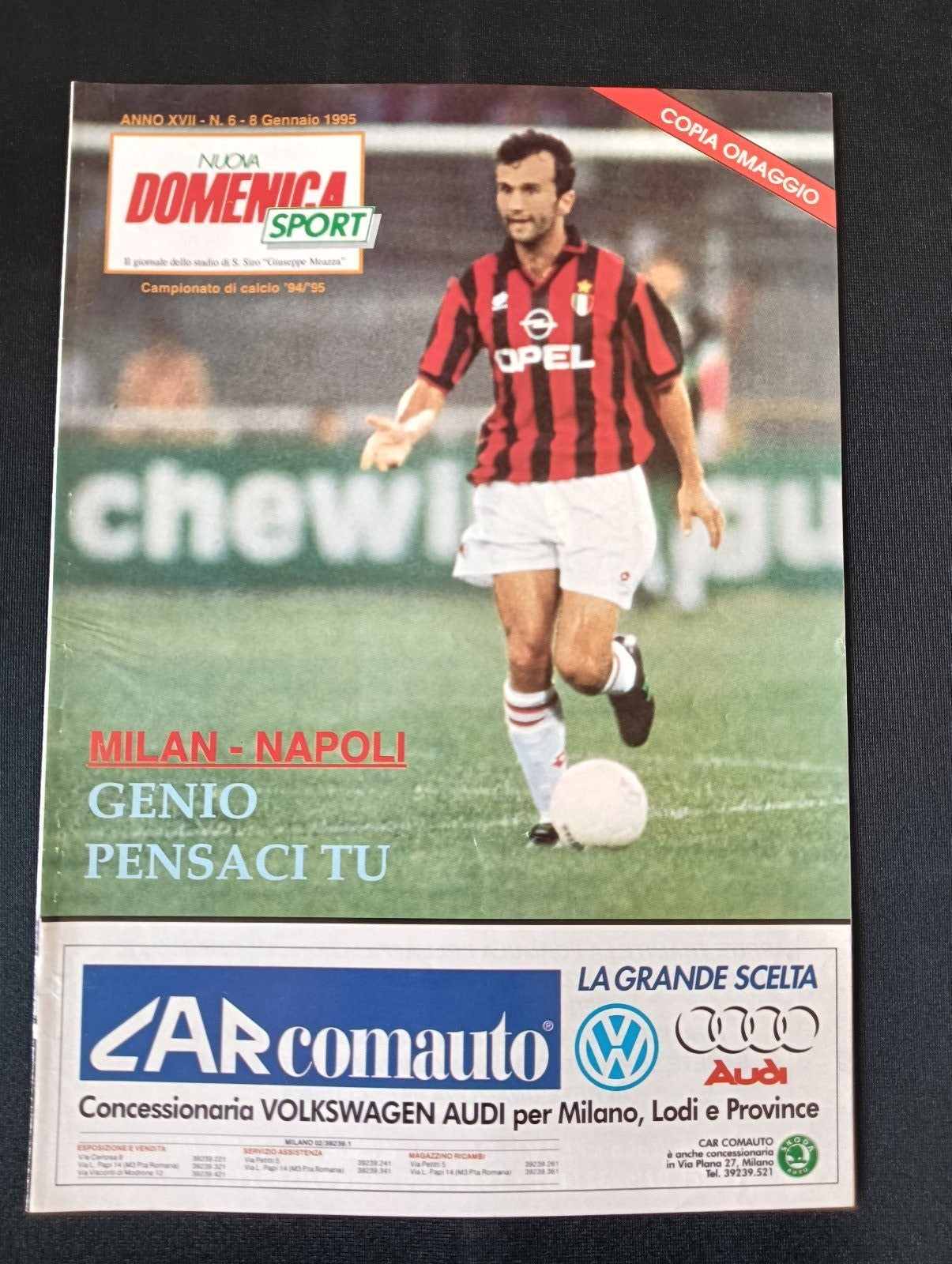 Rivista NUOVA DOMENICA SPORTIVA n 6 1995 Milan-Napoli