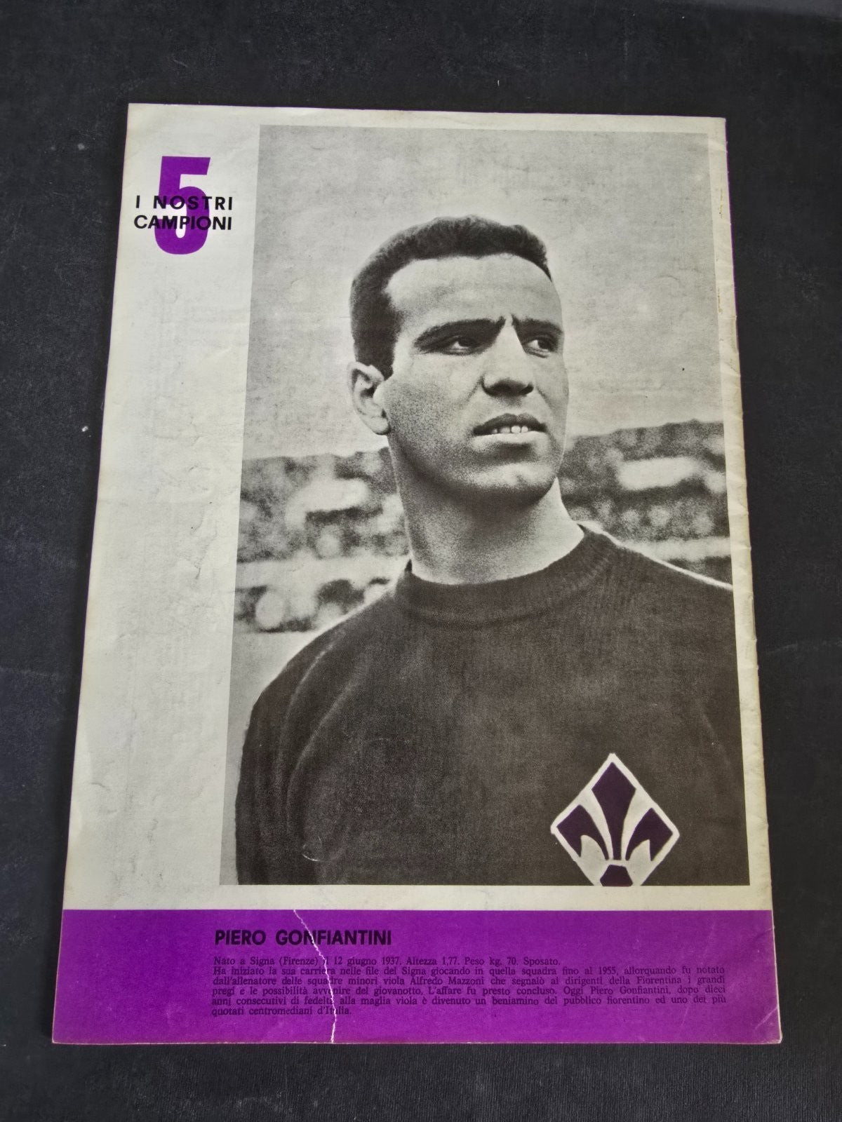 Alè Fiorentina nr 3 1965 rivista Rivera in copertina