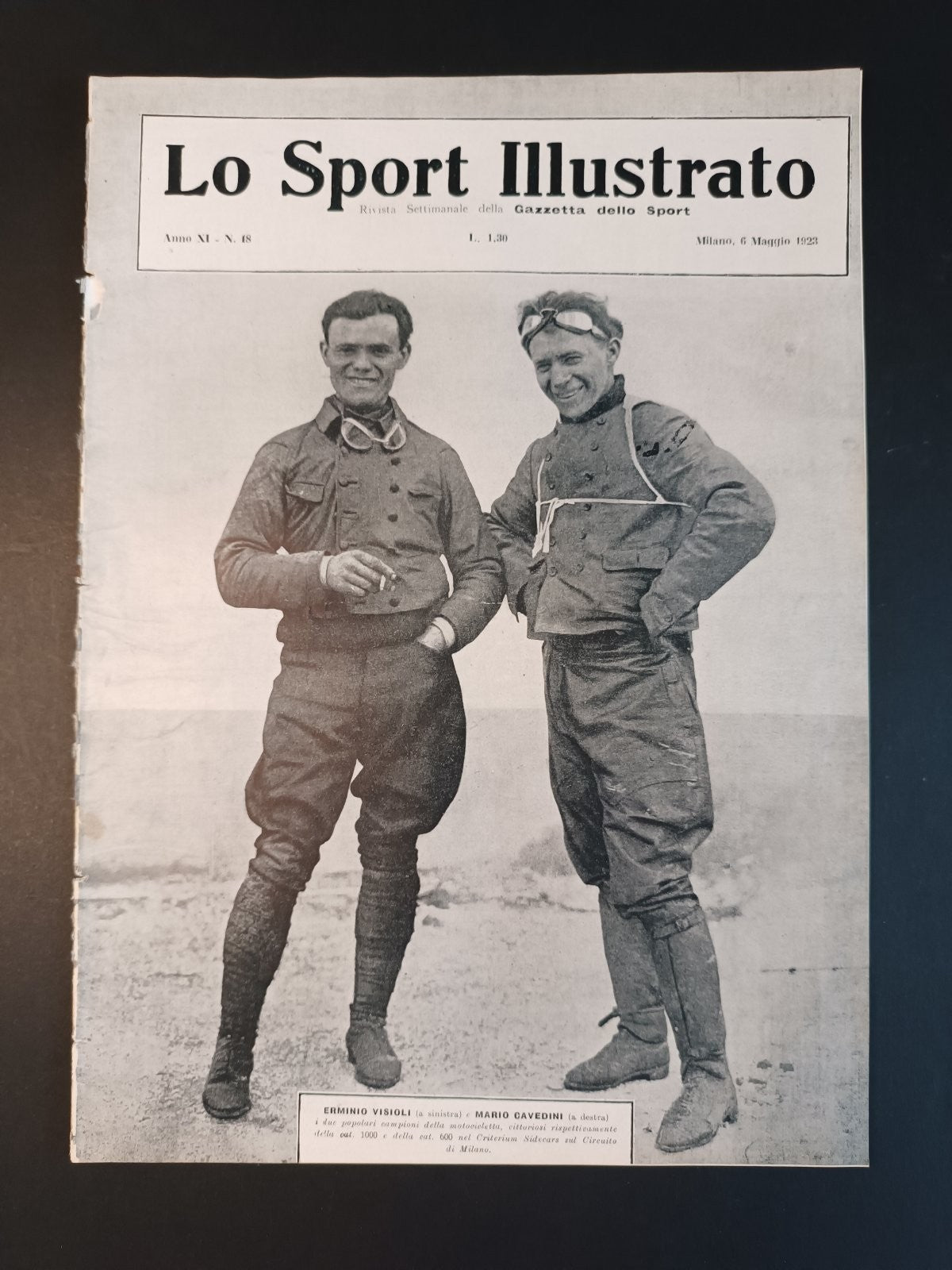 rivista LO SPORT ILLUSTRATO 1923 n 18