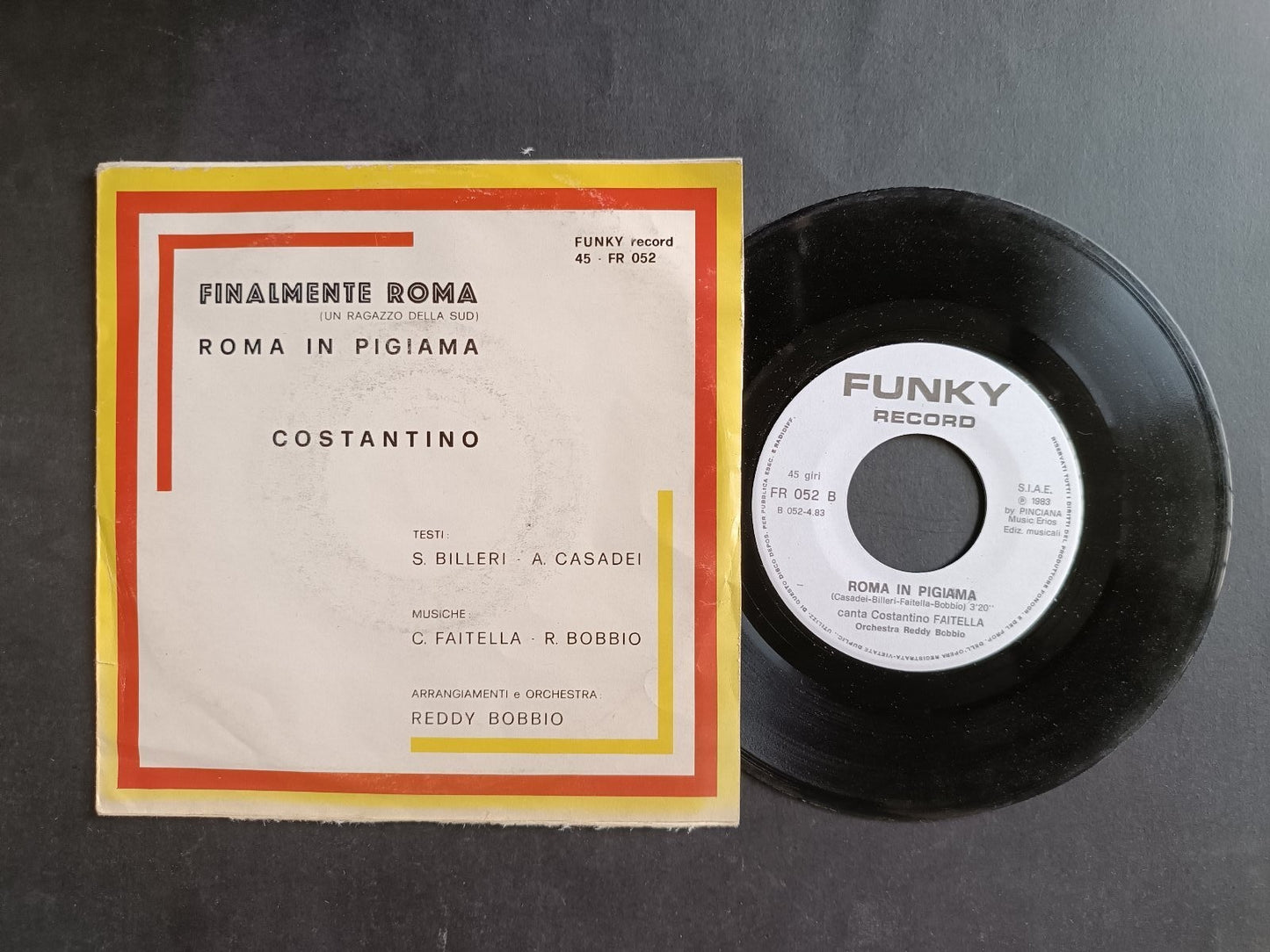 Vinile 45 giri FINALMENTE ROMA
