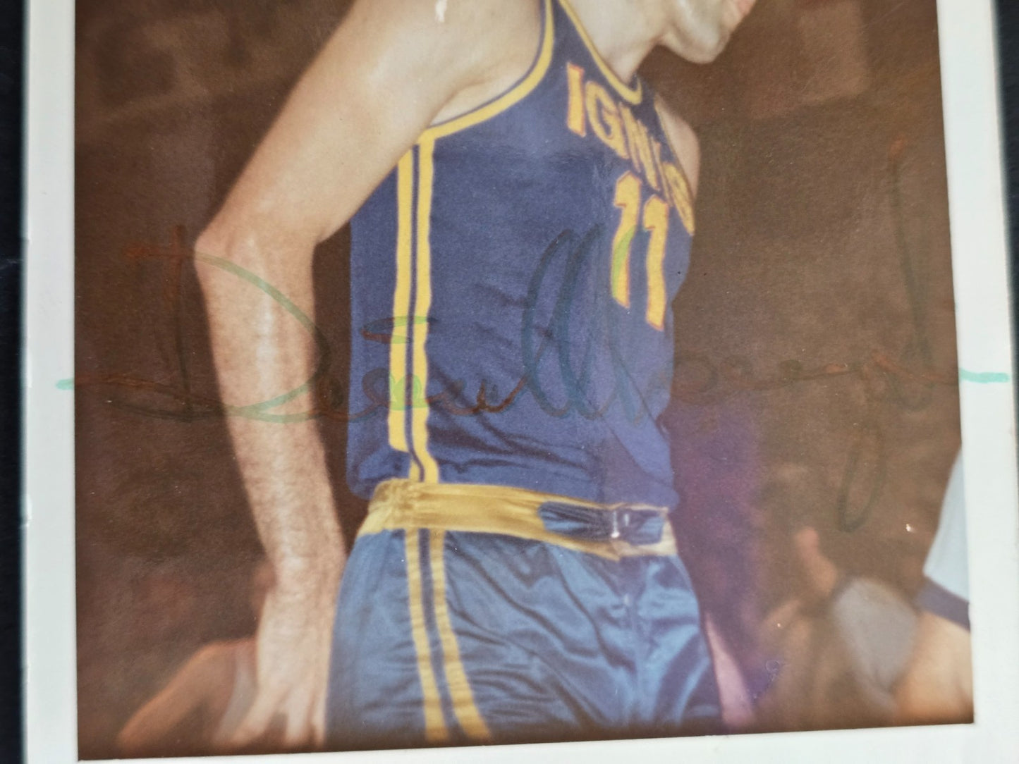 IGNIS Varese Basket foto Dino MENEGHIN 11 autografata in originale