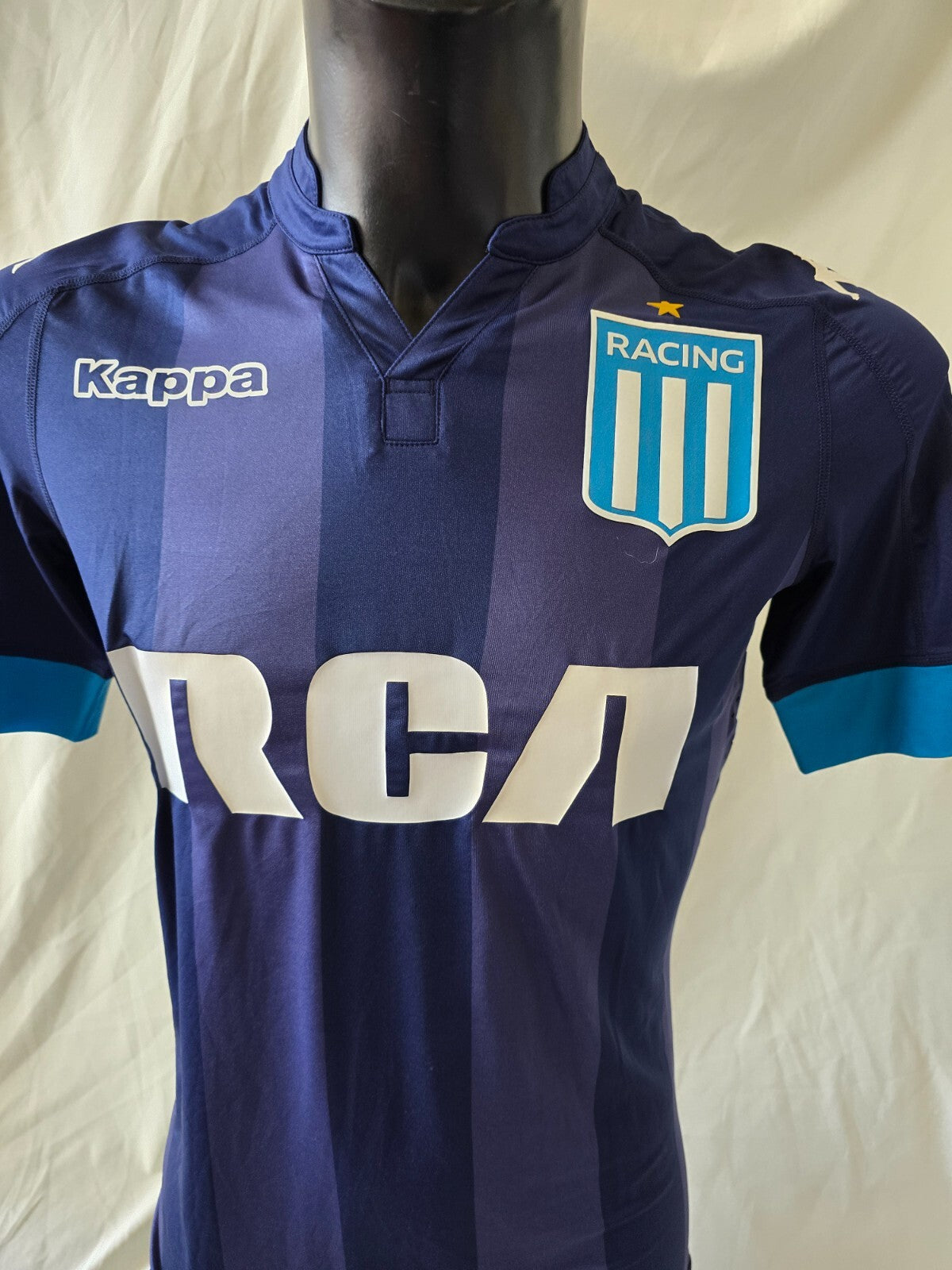 shirt football Racing Club Avelleneda 2017/18 Acuña 17 Kappa Rca match worn