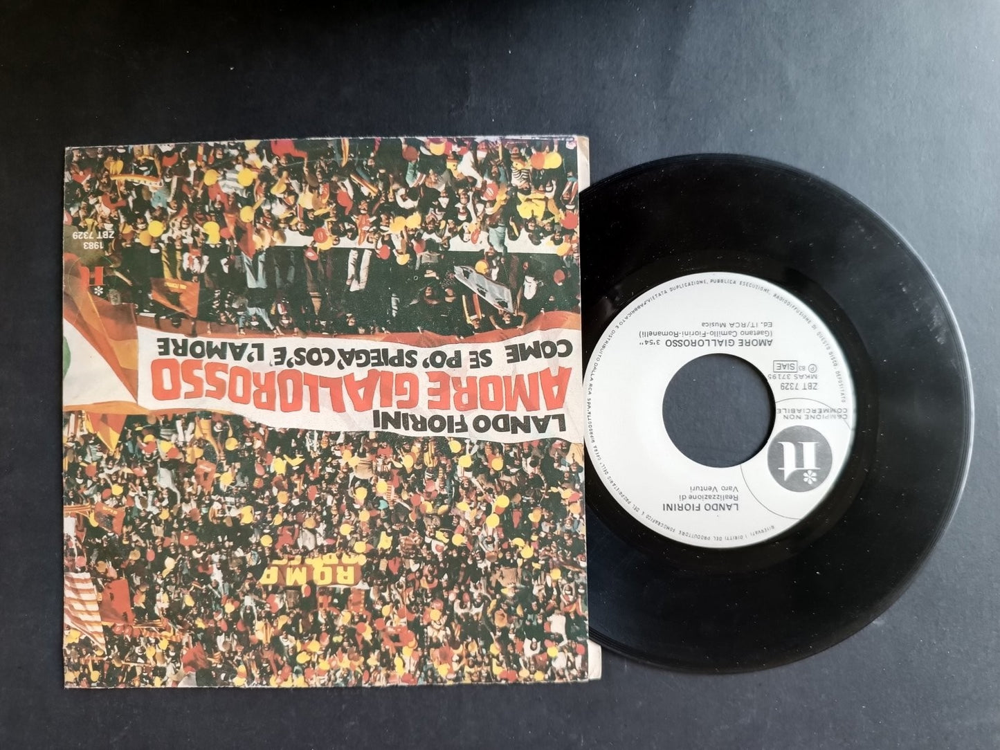Vinile 45 giri AMORE GIALLOROSSO