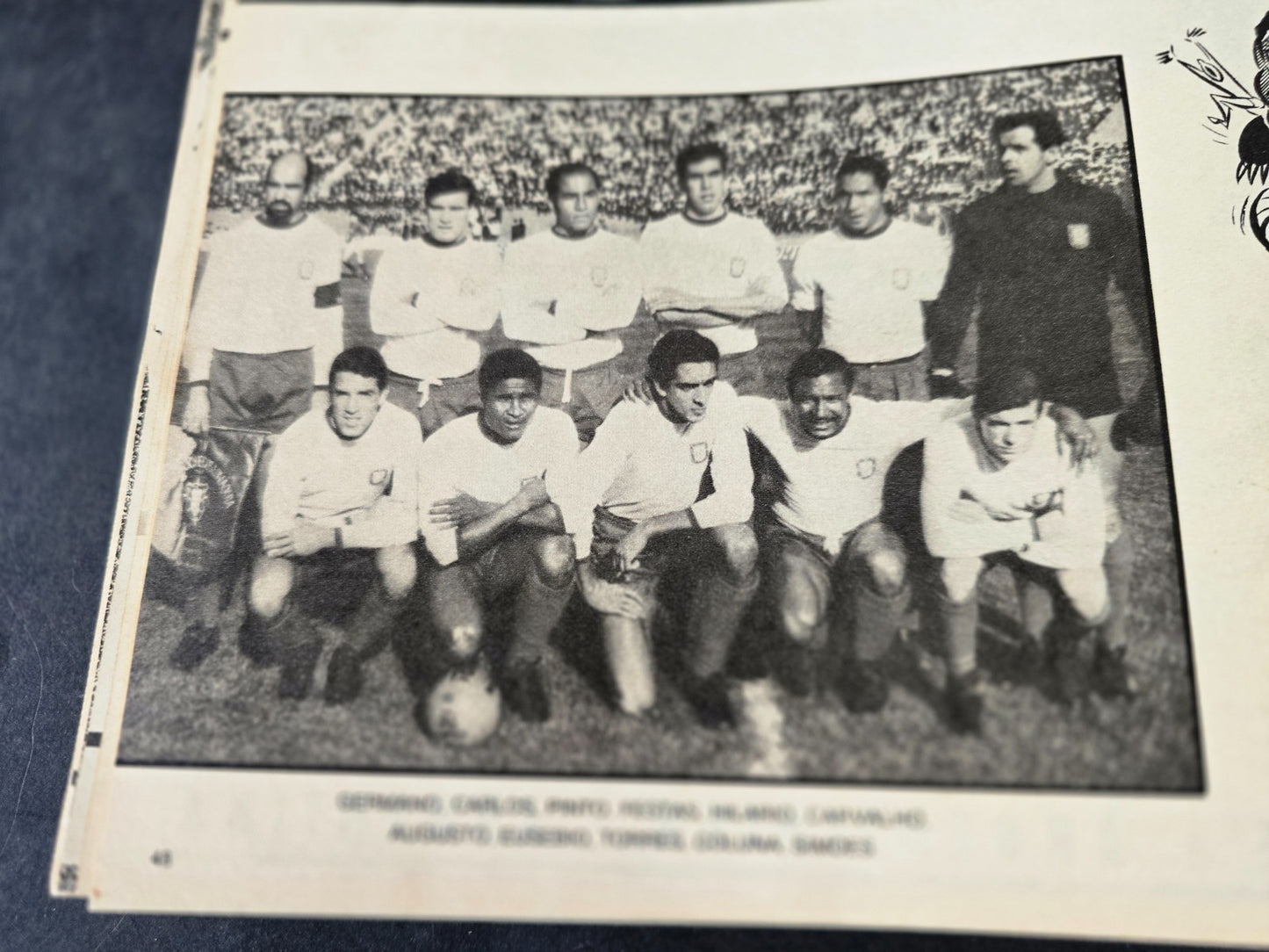 Programma Campionati del Mondo di Calcio 1966 multilingue Top Player & Rookie